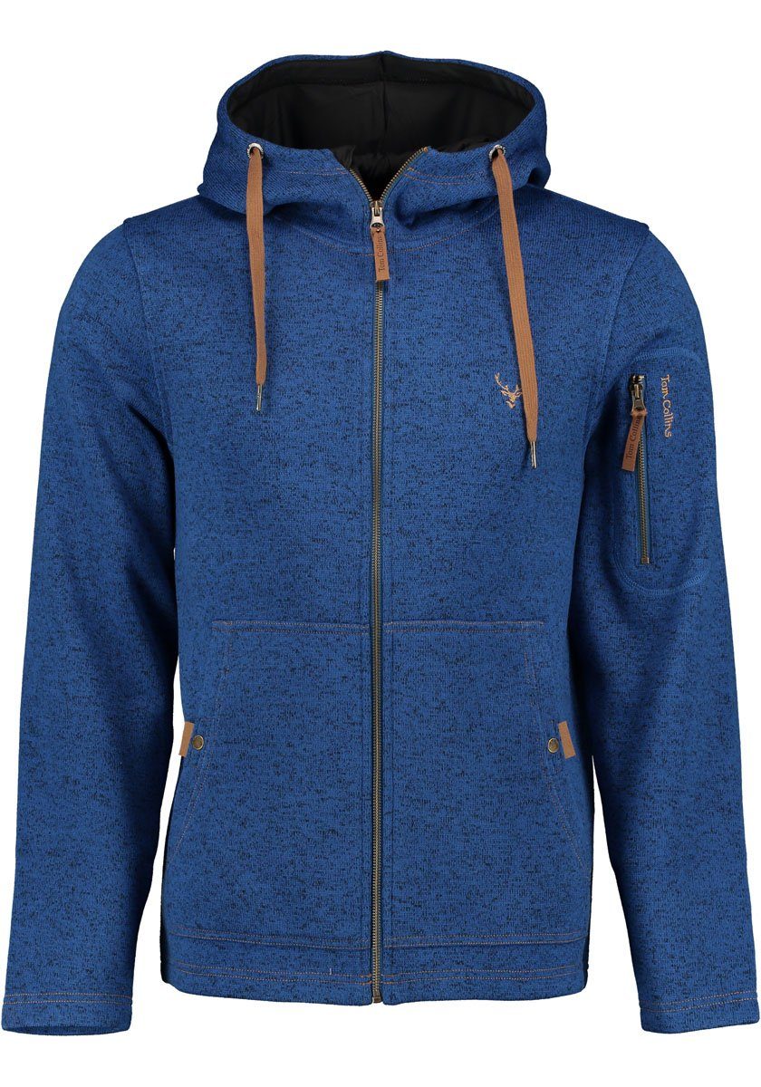 Tom Collins Strickfleecejacke Vazabi Herren Kapuzenjacke günstig online kaufen