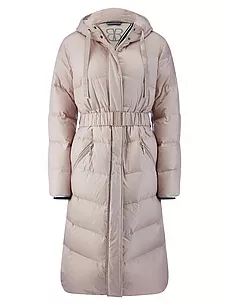 Langer Daunen-Steppmantel BASLER rosé günstig online kaufen