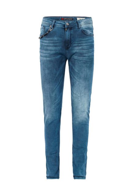 Cipo & Baxx Röhrenjeans Jeans mit Elasthanzusatz, CD374 günstig online kaufen