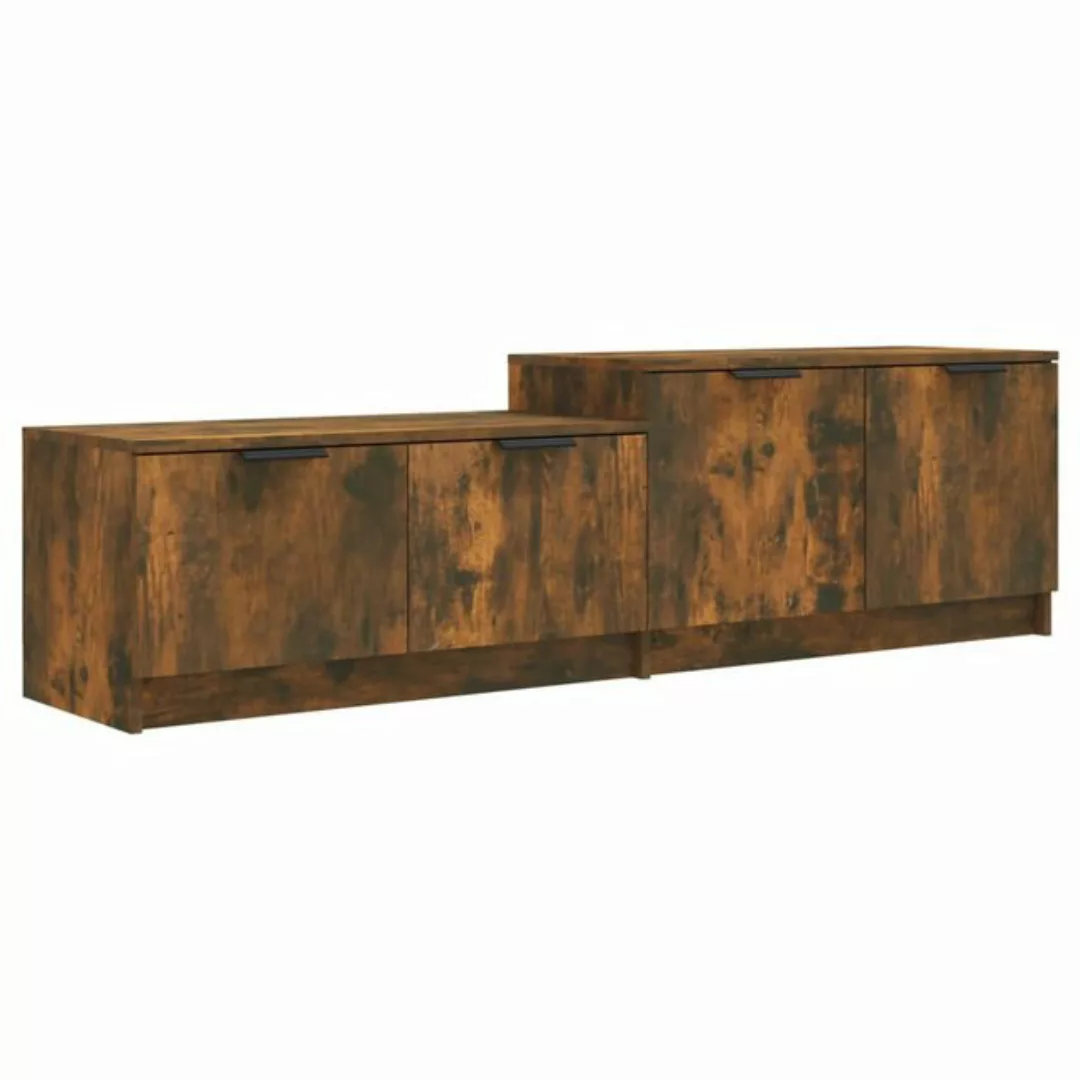 vidaXL TV-Schrank TV-Schrank Räuchereiche 158,5x36x45 cm Spanplatte Lowboar günstig online kaufen