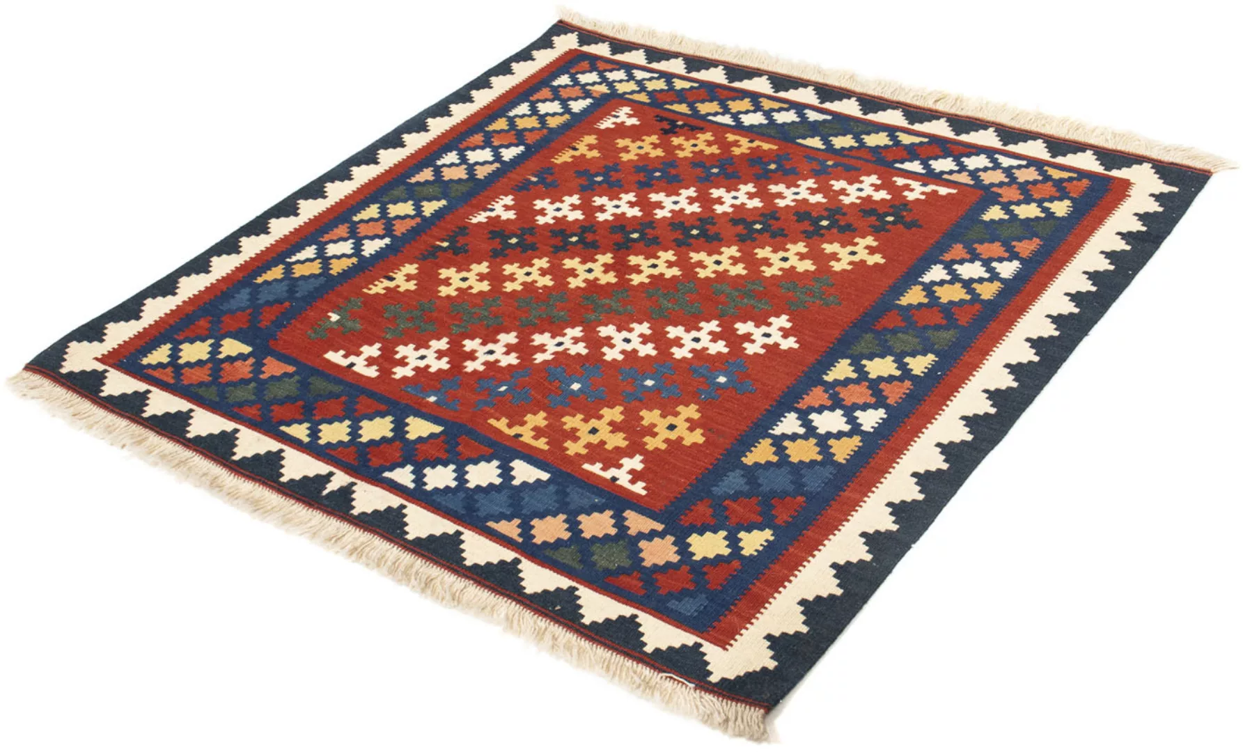 morgenland Wollteppich »Kelim - Oriental quadratisch - 102 x 101 cm - dunke günstig online kaufen