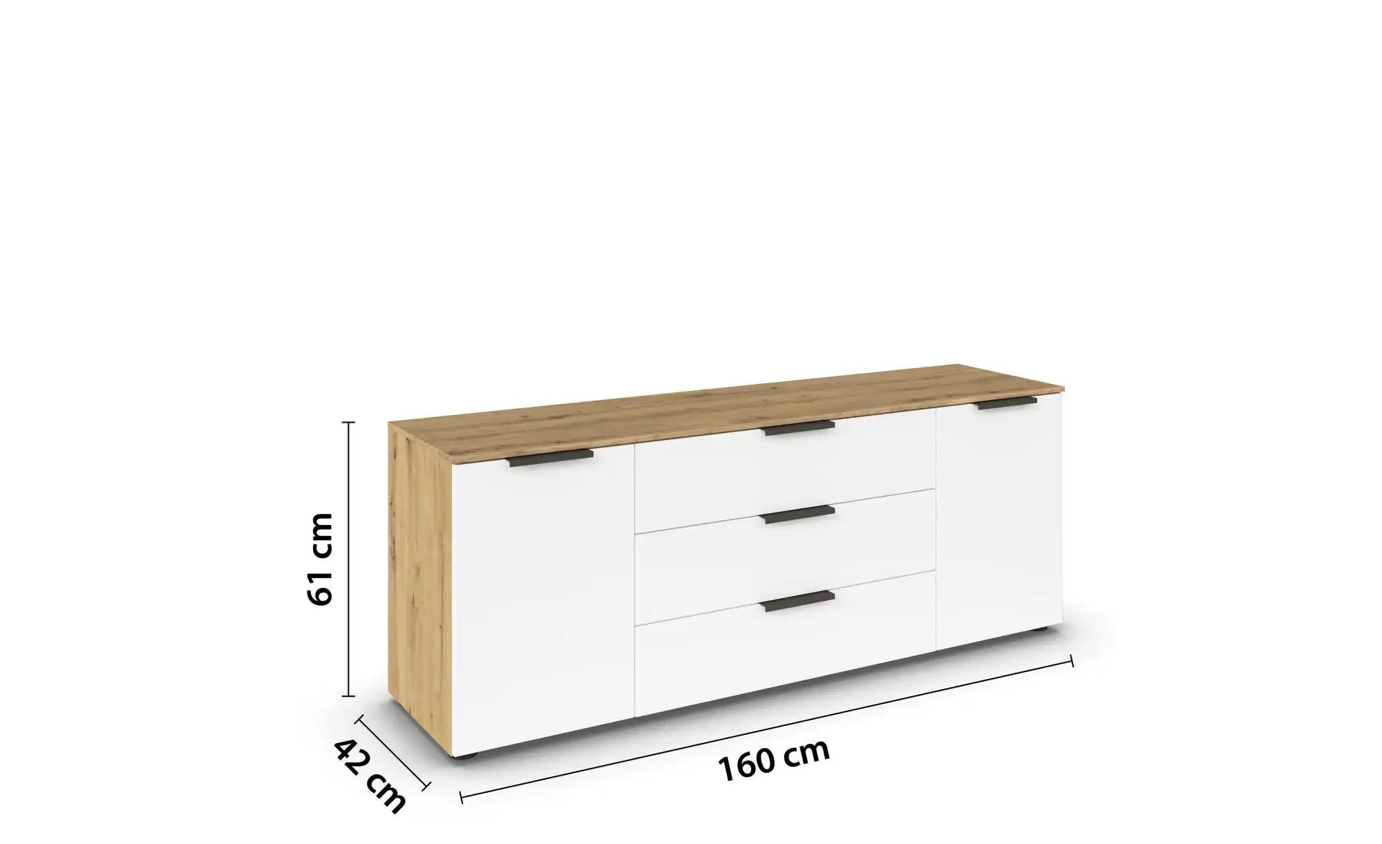 Sideboard ¦ holzfarben ¦ Maße (cm): B: 160 H: 61 Kommoden & Sideboards > Si günstig online kaufen