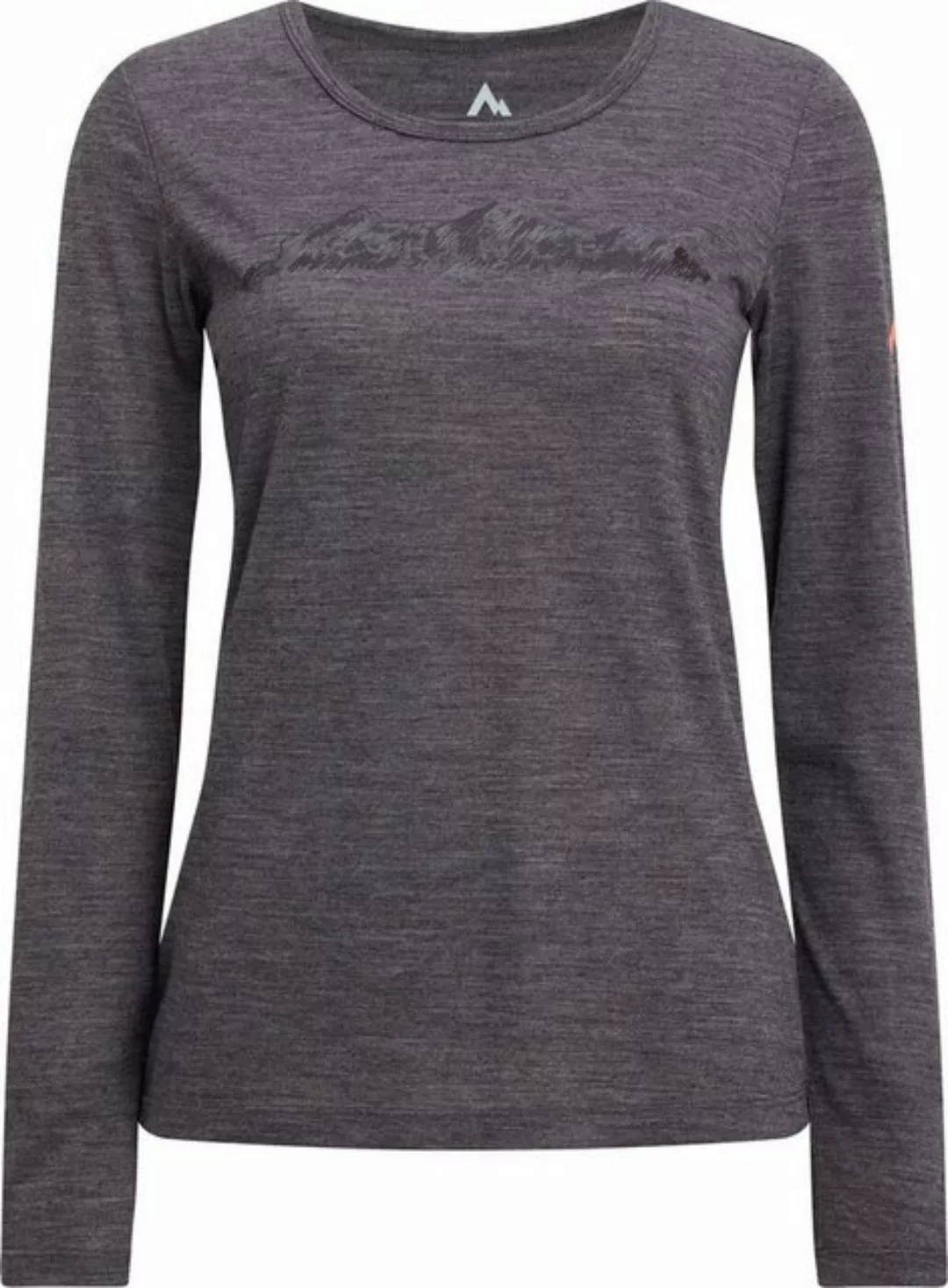 McKINLEY Langarmshirt Da.-Langarmshirt Shane LS W MELANGE/GREY DARK günstig online kaufen