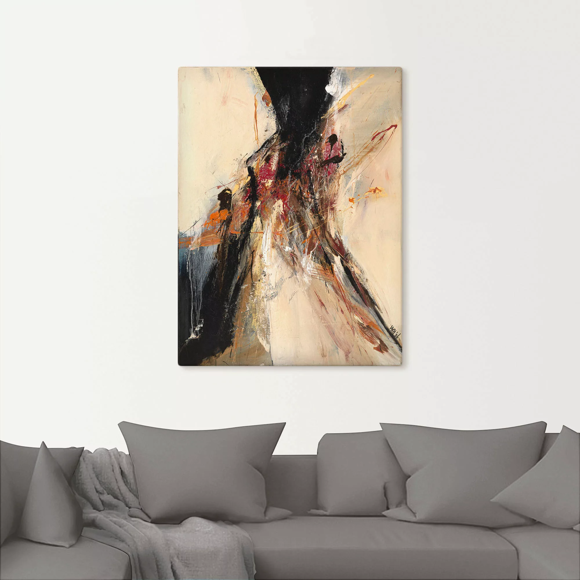 Artland Wandbild »Abstrakt VII«, Gegenstandslos, (1 St.), als Leinwandbild, günstig online kaufen