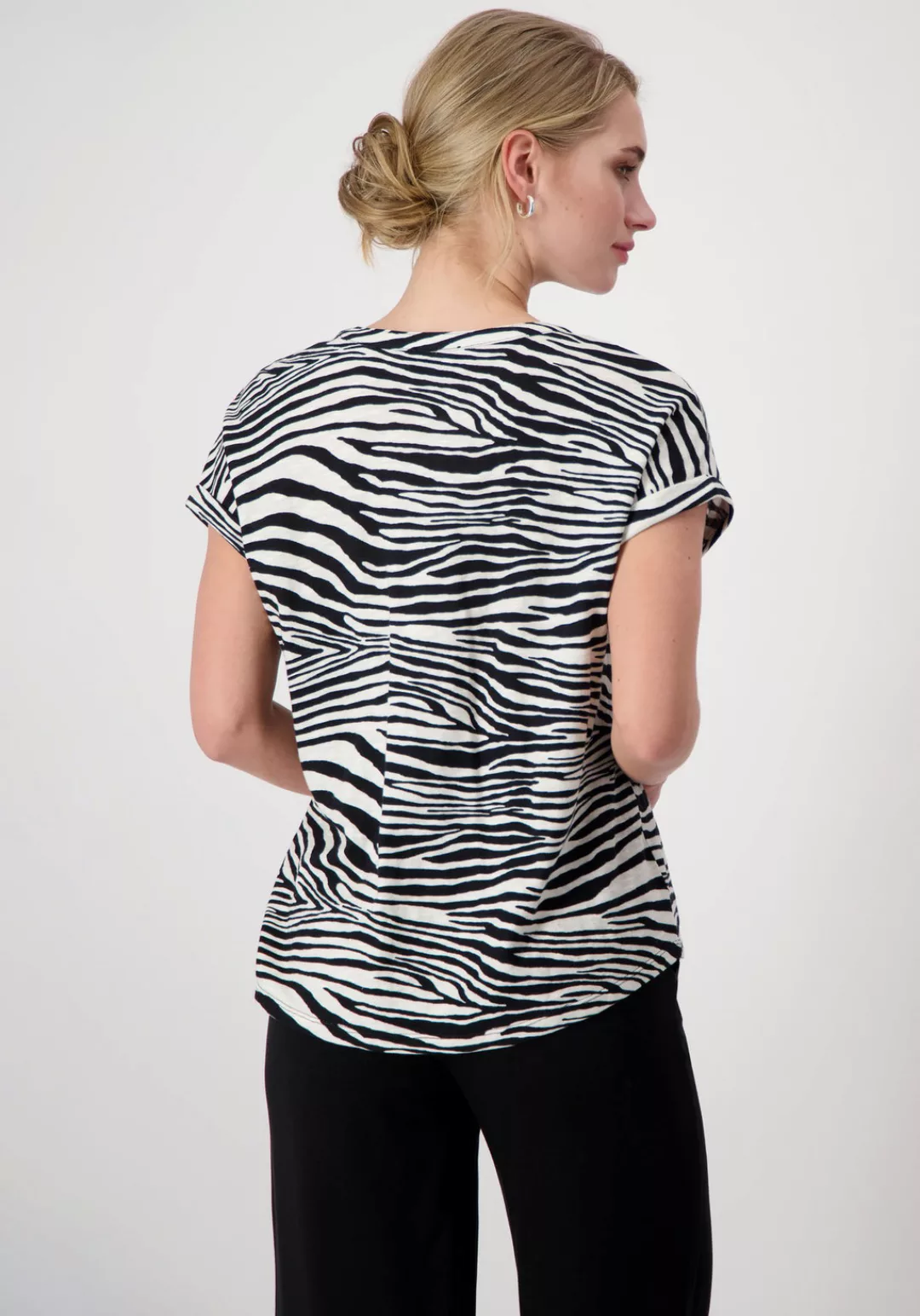 Monari T-Shirt mit Animalprint günstig online kaufen