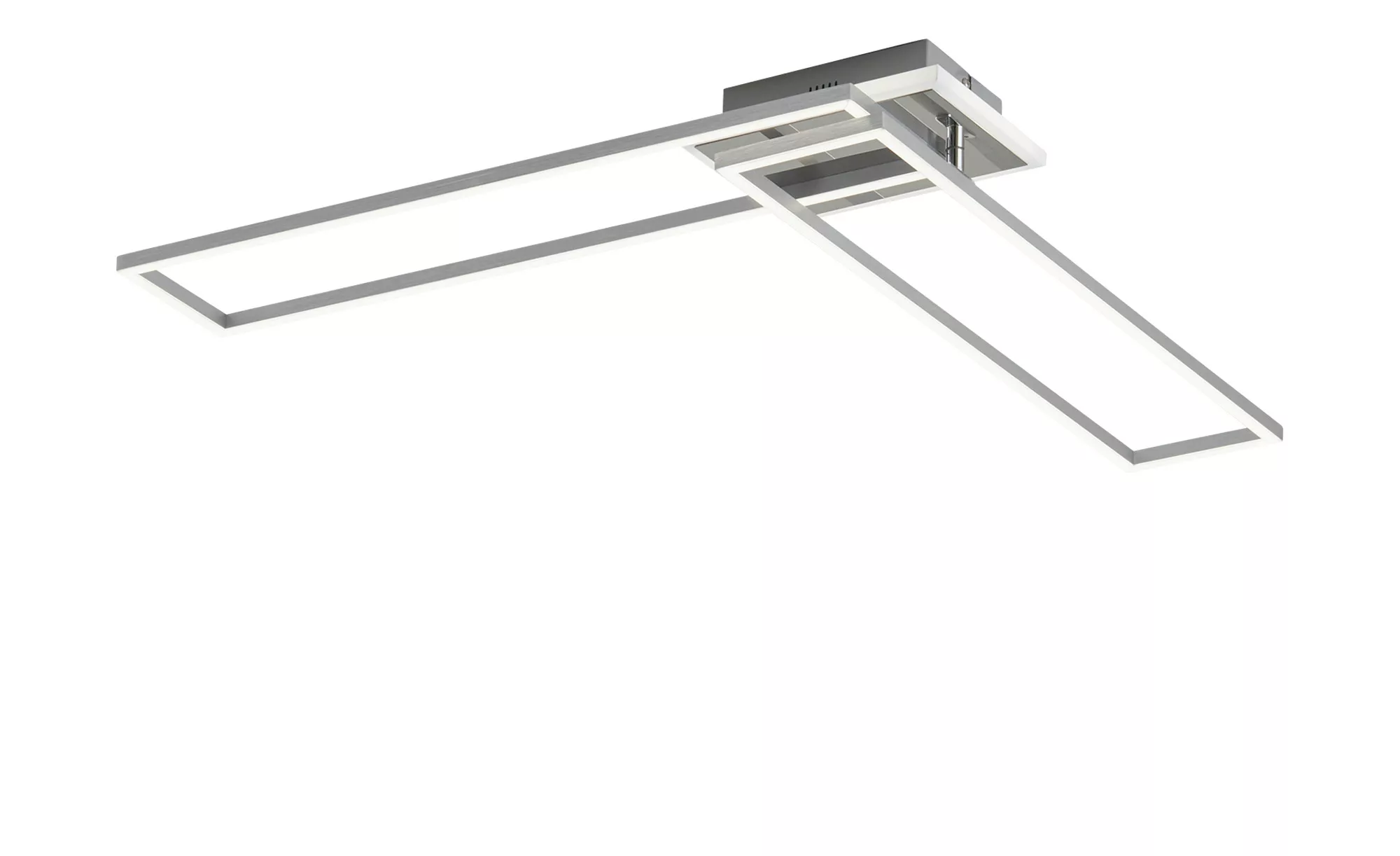 KHG LED-Deckenleuchte, 3-flammig, chrom/ alu mit Fernbedienung ¦ silber ¦ M günstig online kaufen