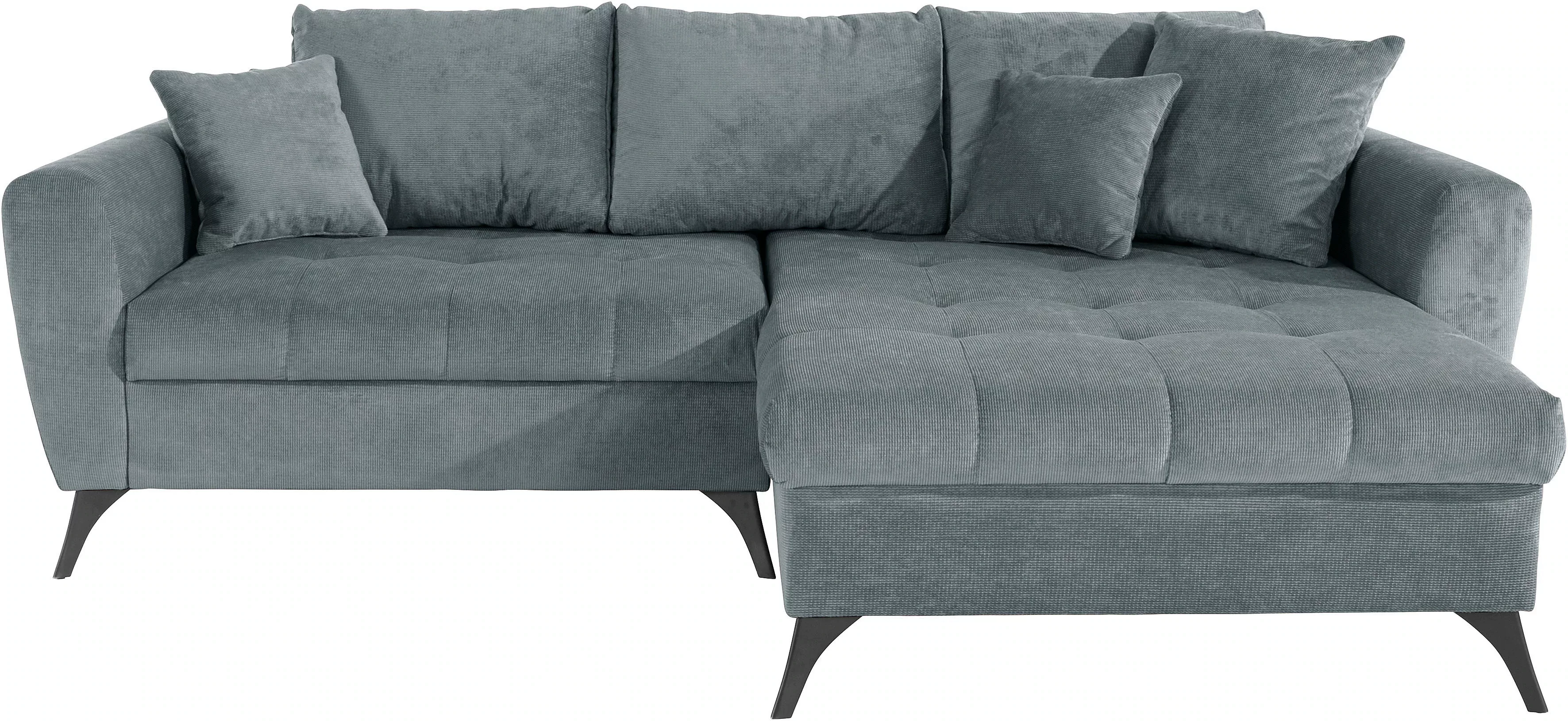 INOSIGN Ecksofa "Lörby L-Form", Belastbarkeit bis 140kg pro Sitzplatz, auch günstig online kaufen