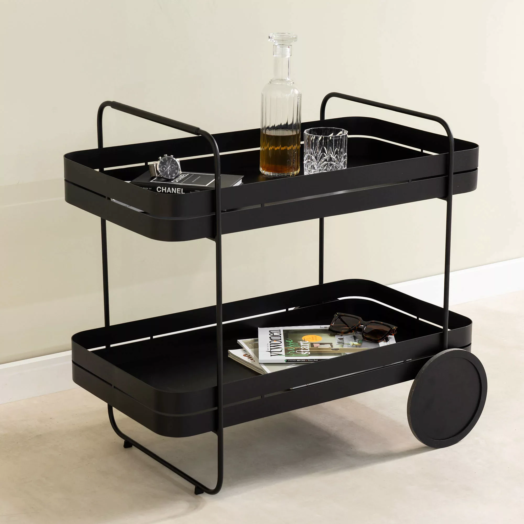 Spinder Design Servierwagen "GIN & TROLLY", (1 St.), Servierwagen aus Stahl günstig online kaufen