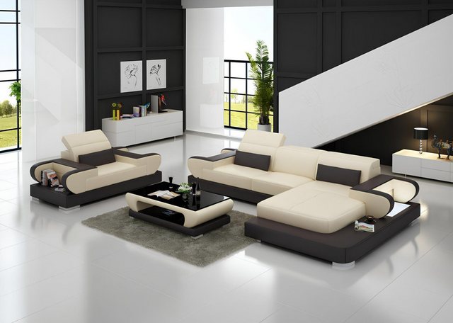 JVmoebel Ecksofa Designer Ecksofa luxus Möbel xxl Polsterecke Wohnlandschaf günstig online kaufen