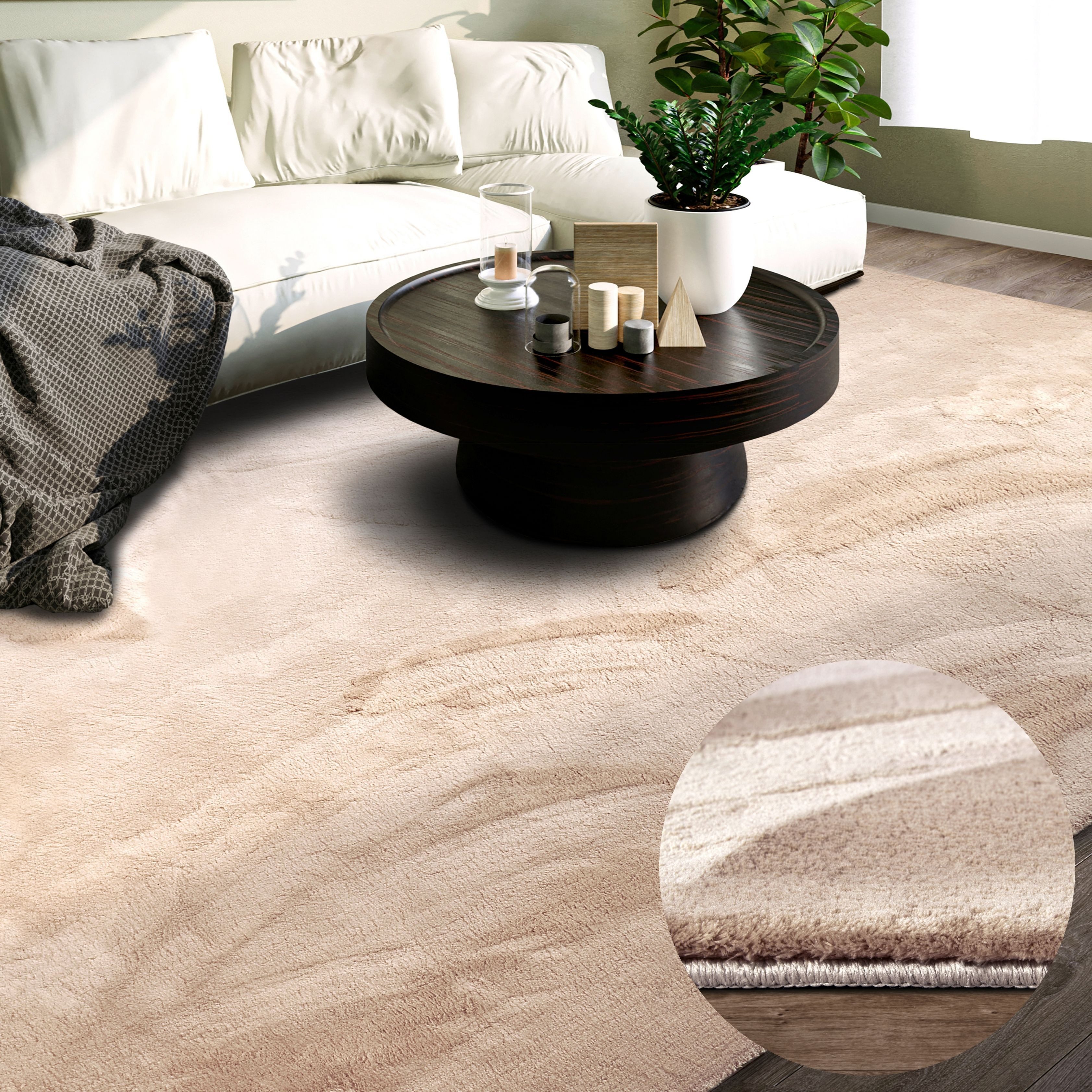 Villeroy & Boch Teppich »Leon«, rechteckig, 15 mm Höhe, Langflor, Shaggy, u günstig online kaufen
