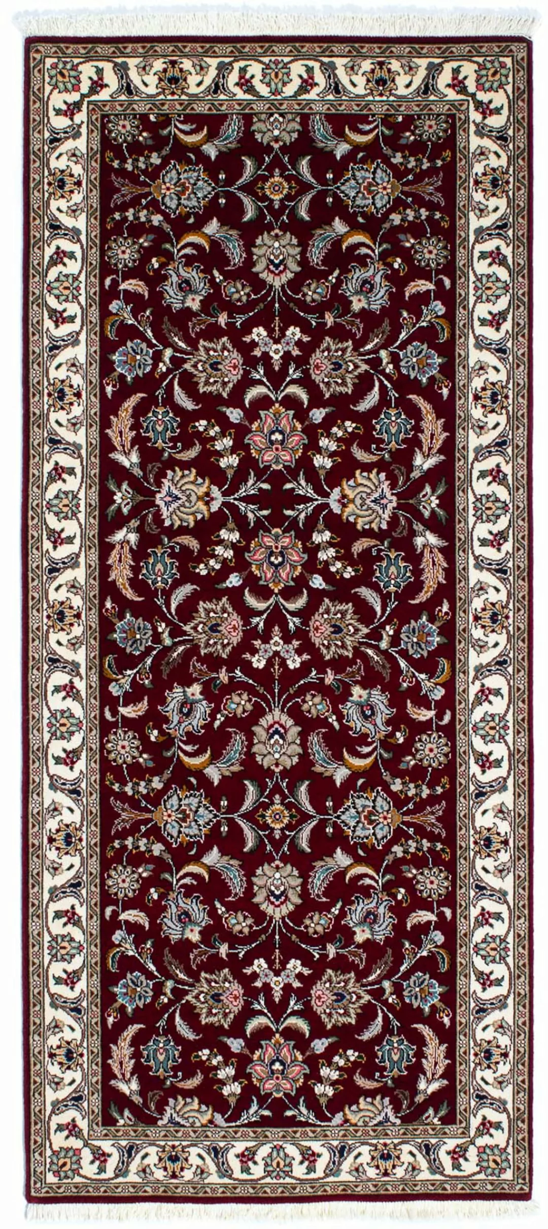 morgenland Orientteppich »Perser - Täbriz - Royal - 205 x 88 cm - dunkelrot günstig online kaufen