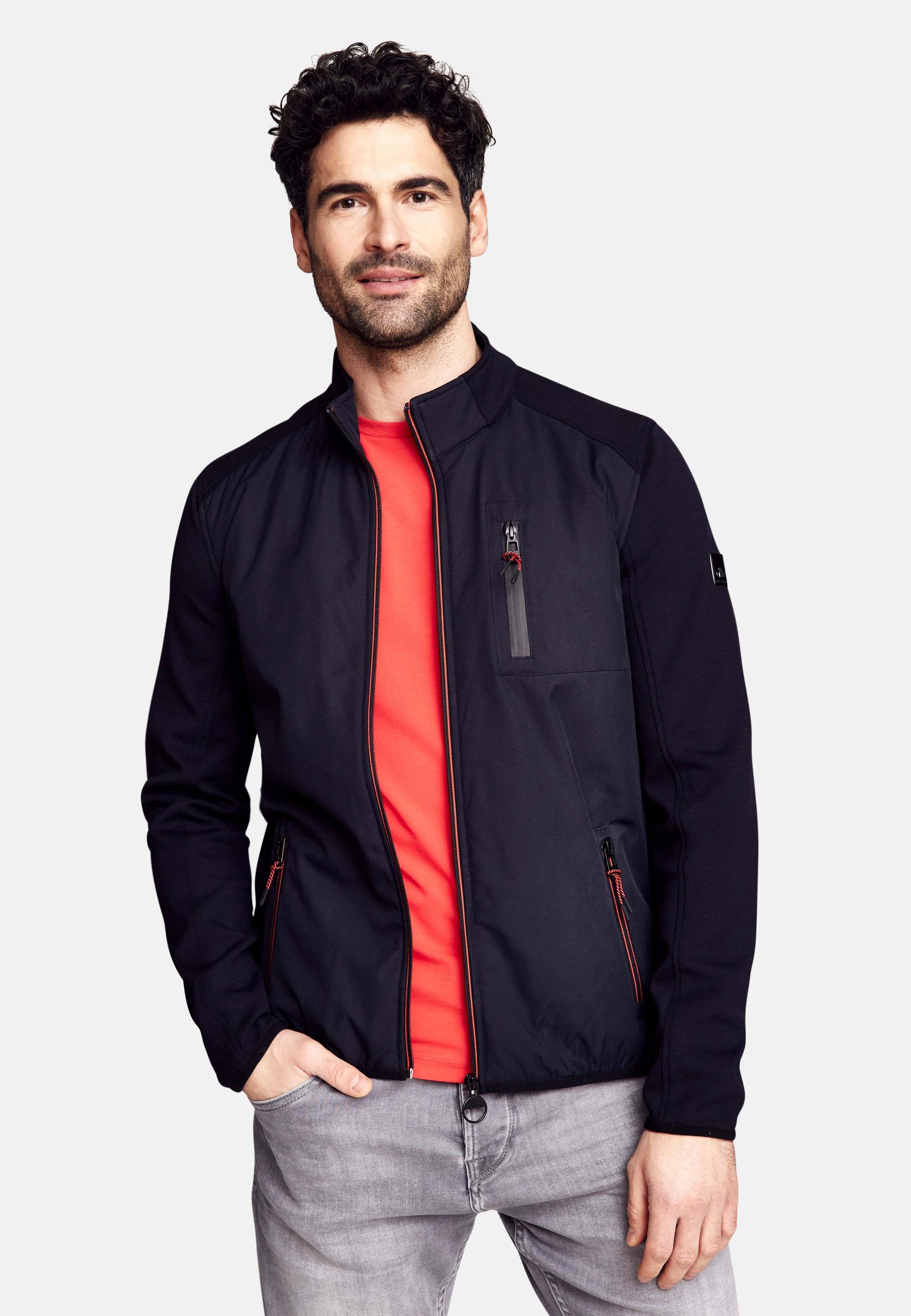 New Canadian Outdoorjacke, mit trendigen Kontrastdetails günstig online kaufen