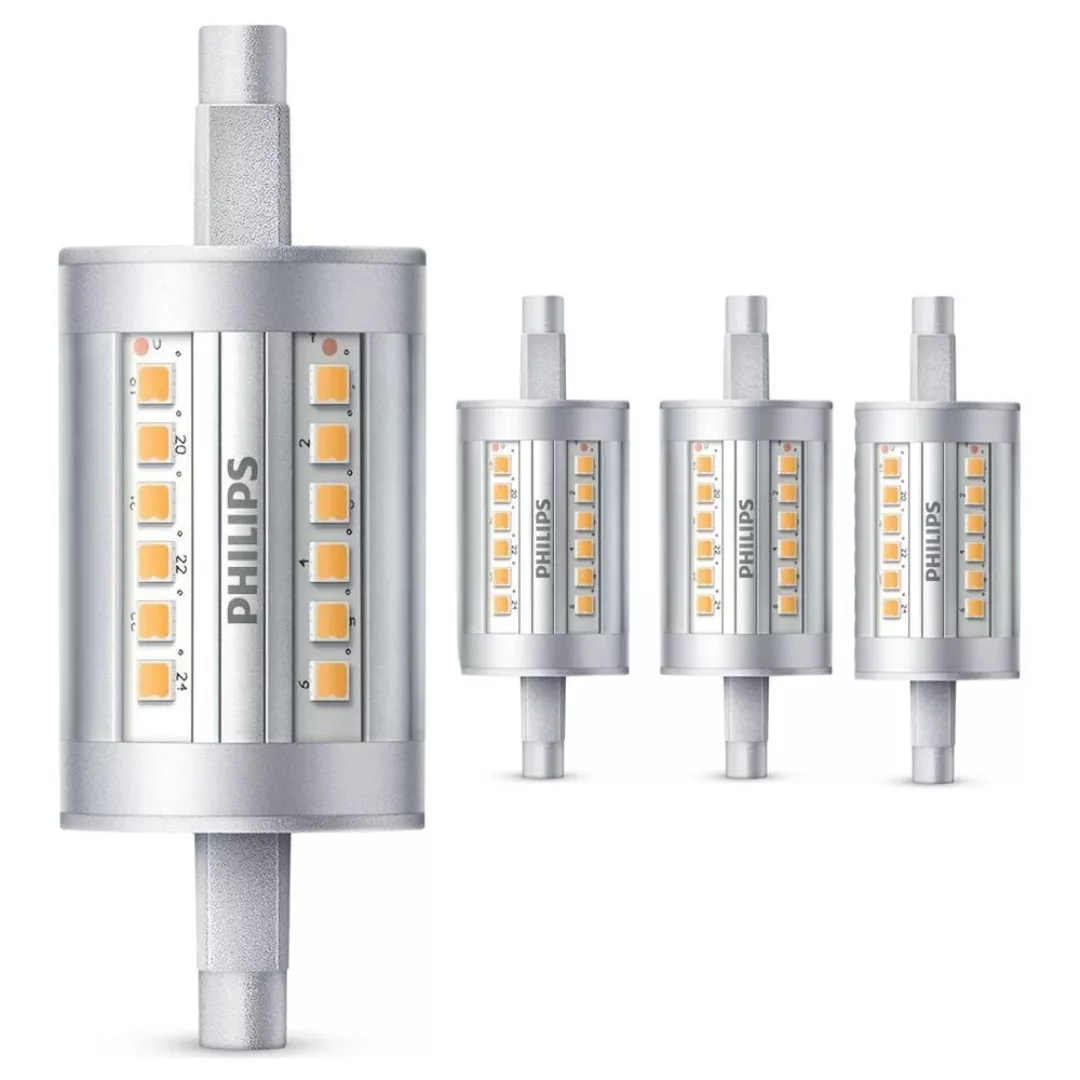 Philips LED Lampe ersetzt 60W, R7s Röhre R7s-78 mm, warmweiß, 950 Lumen, ni günstig online kaufen