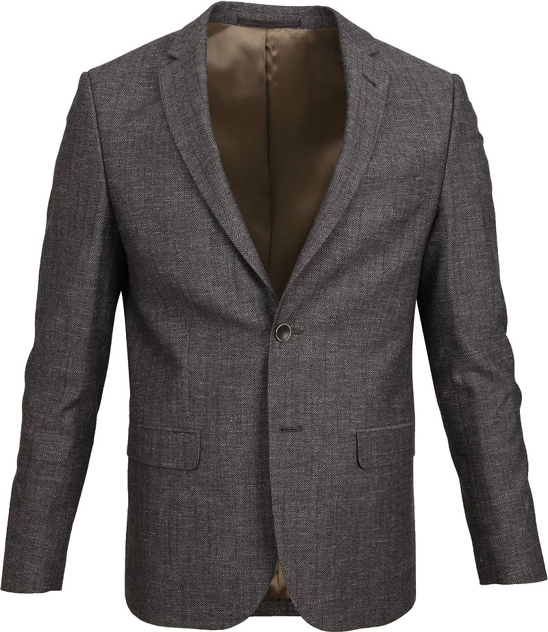 Suitable Prestige Blazer Napels Woolmix Braun - Größe 50 günstig online kaufen