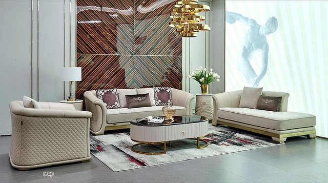 Xlmoebel Sofa Hochwertige Hotelmöbel Sitzgruppe Sofa Set Polstermöbel Wohnz günstig online kaufen