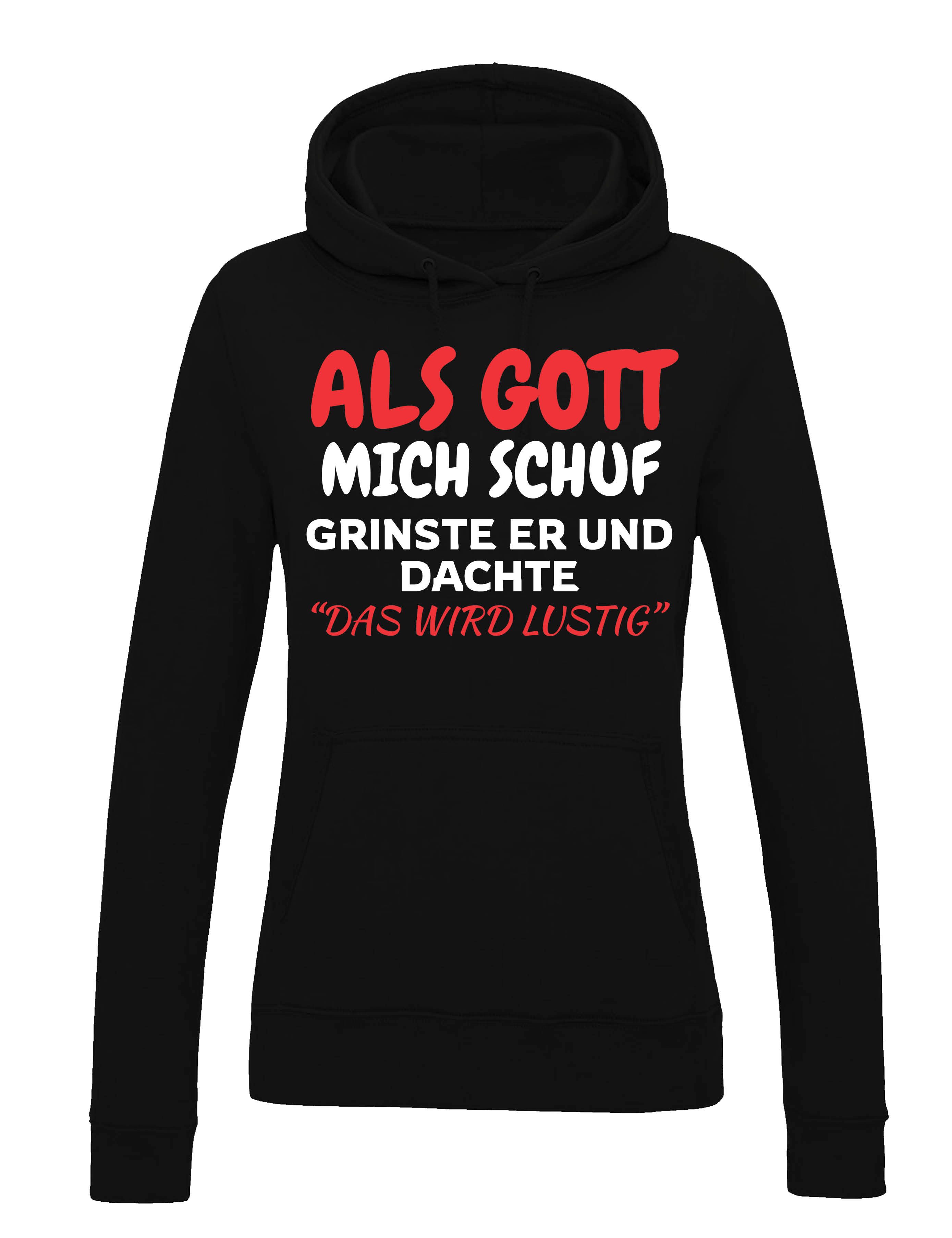 Youth Designz Kapuzenpullover Als Gott mich günstig online kaufen