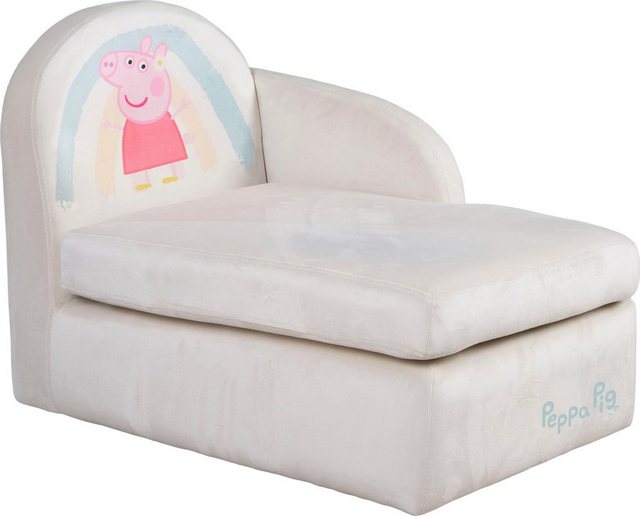 roba® Kindersofa Kinderlounge Peppa Pig, Kinderloungesofa mit Armlehne, und günstig online kaufen