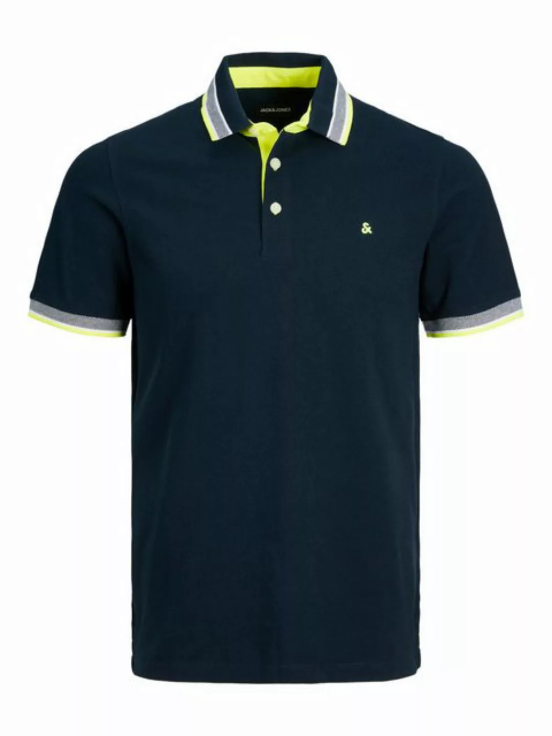 Jack & Jones Poloshirt Polo Shirt JJEPAULOS Sommer Hemd Kragen Pique Cotton günstig online kaufen