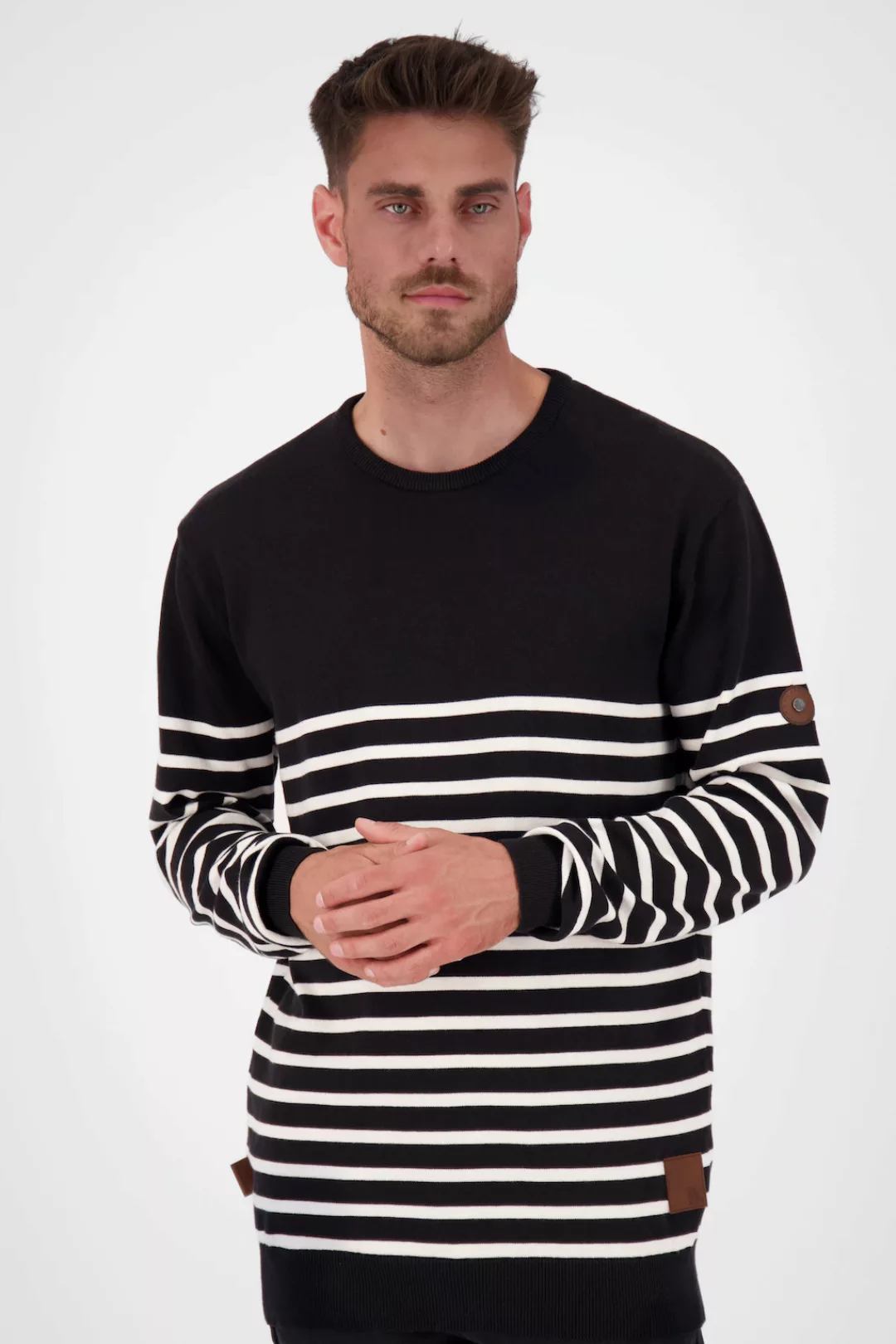 Alife & Kickin Rundhalspullover "ValentinAK B Knit Herren Rundhalspullover, günstig online kaufen