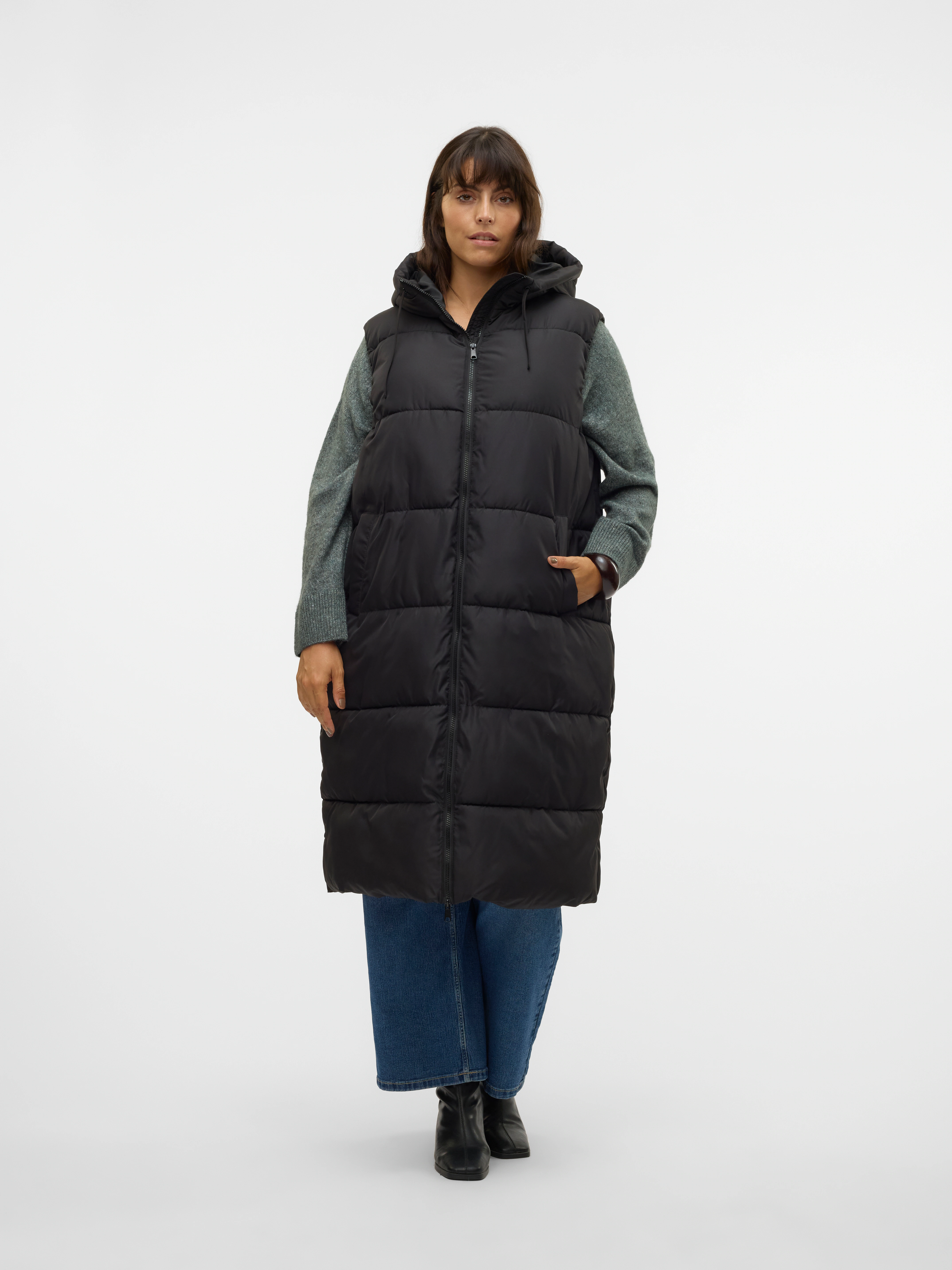 Vero Moda Curve Steppweste "VMCLIGAANE WAISTCOAT NOOS CUR" günstig online kaufen