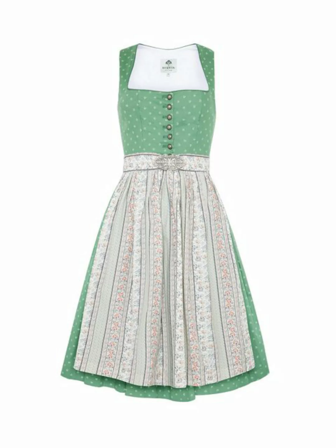 Berwin Dirndl Dirndl mit Streifendruck-Schürze (Einzelartikel) günstig online kaufen