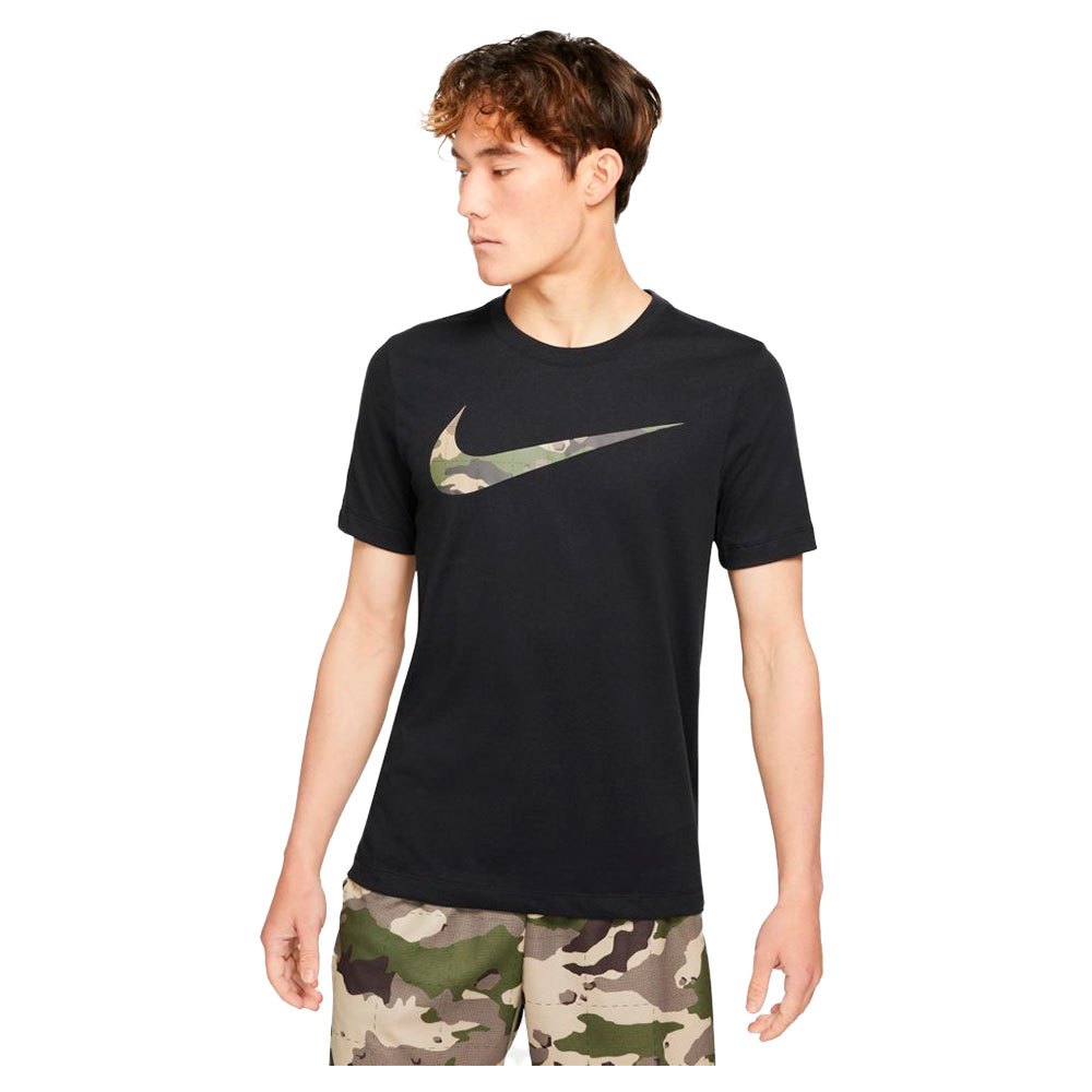 Nike Dri Fit Graphic Kurzärmeliges T-shirt S Black günstig online kaufen