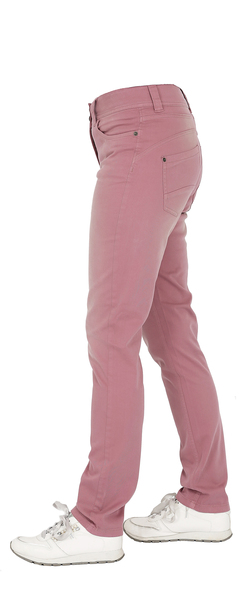 Slim Fit Baumwollhose Grau Oder Rose günstig online kaufen