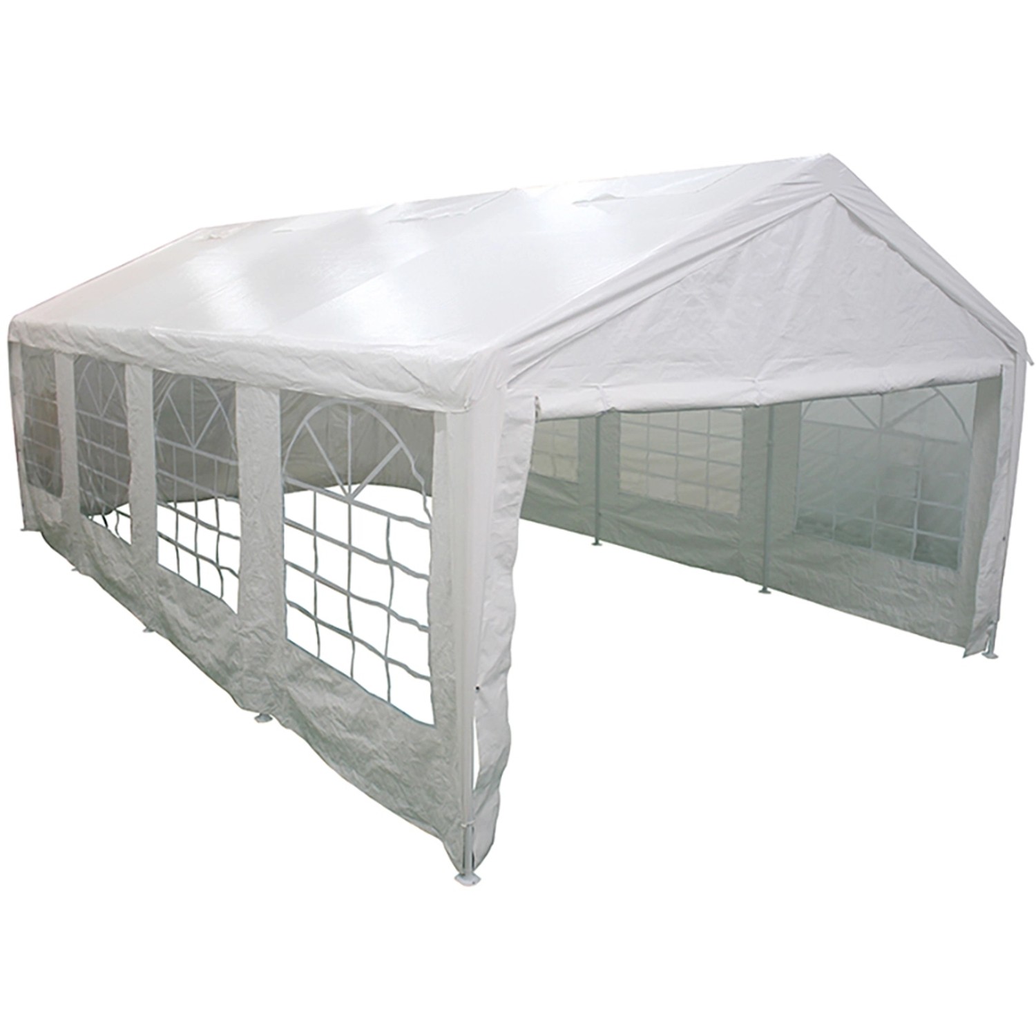 Siena Garden Event Pavillon 6x12 m Gestell aus Stahl Weiß Bezug aus Polyeth günstig online kaufen