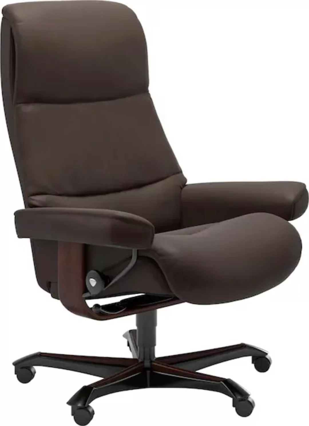 Stressless® Relaxsessel »View«, mit Home Office Base, Größe M,Gestell Braun günstig online kaufen