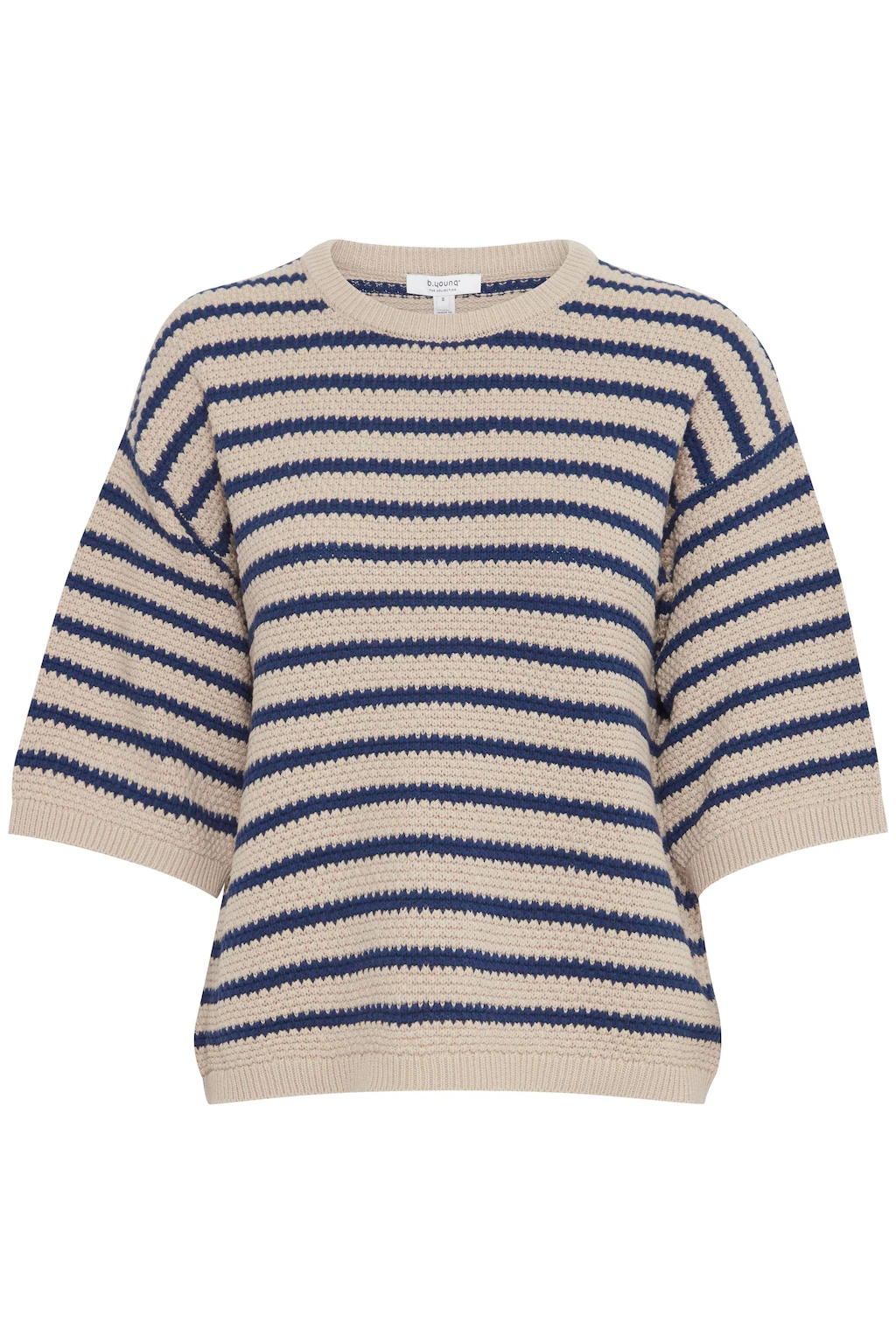 b.young Strickpullover "Strickpullover BYMIKALA VAFFFEL JUMPER -" günstig online kaufen