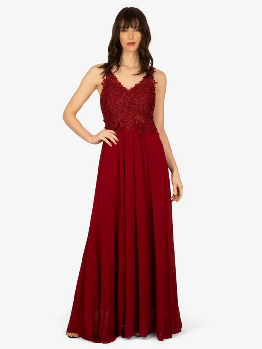 Kraimod Abendkleid aus Chiffon, Spitze und Mesh günstig online kaufen