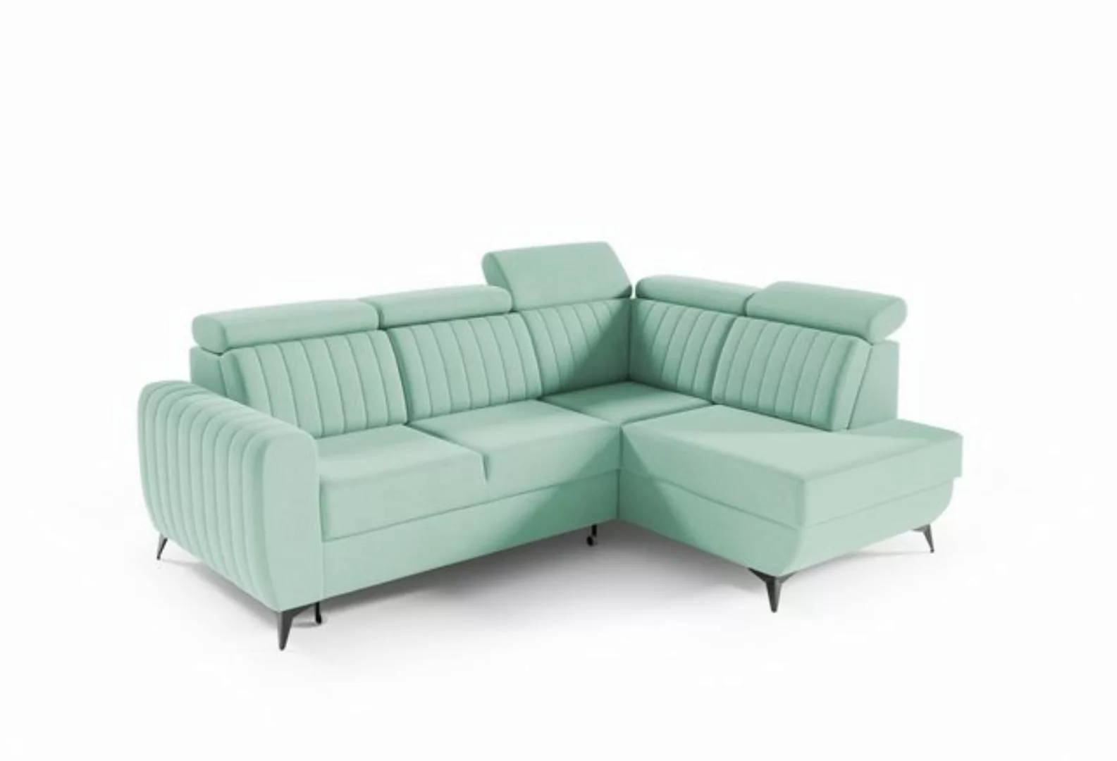 MOEBLO Ecksofa MOSTA II, Couch für Wohnzimmer, Schlafsofa Sofagarnitur Sofa günstig online kaufen