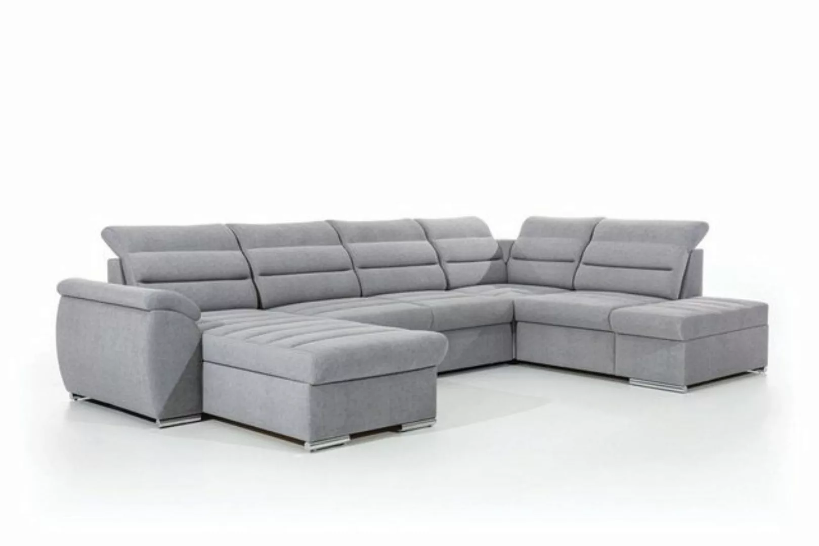 Luxusbetten24 Schlafsofa Designer Sofa Indigo, mit Schlaf- und Klappfunktio günstig online kaufen