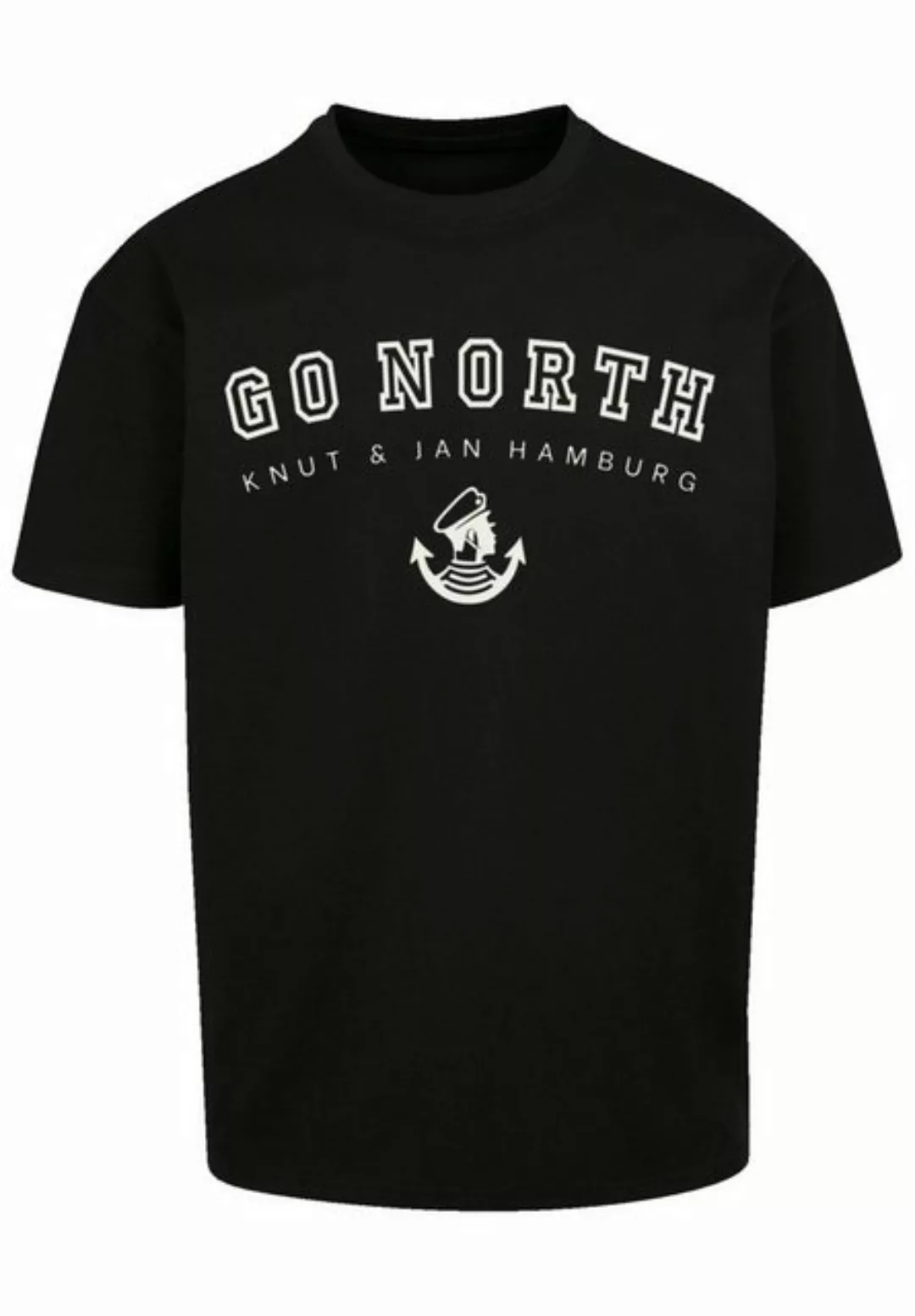 F4NT4STIC T-Shirt "Go North Knut & Jan Hamburg", Print günstig online kaufen