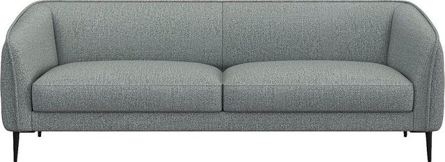 FLEXLUX 3-Sitzer "Belle Designsofa, Couch, bequem durch Kaltschaum im Sitz" günstig online kaufen