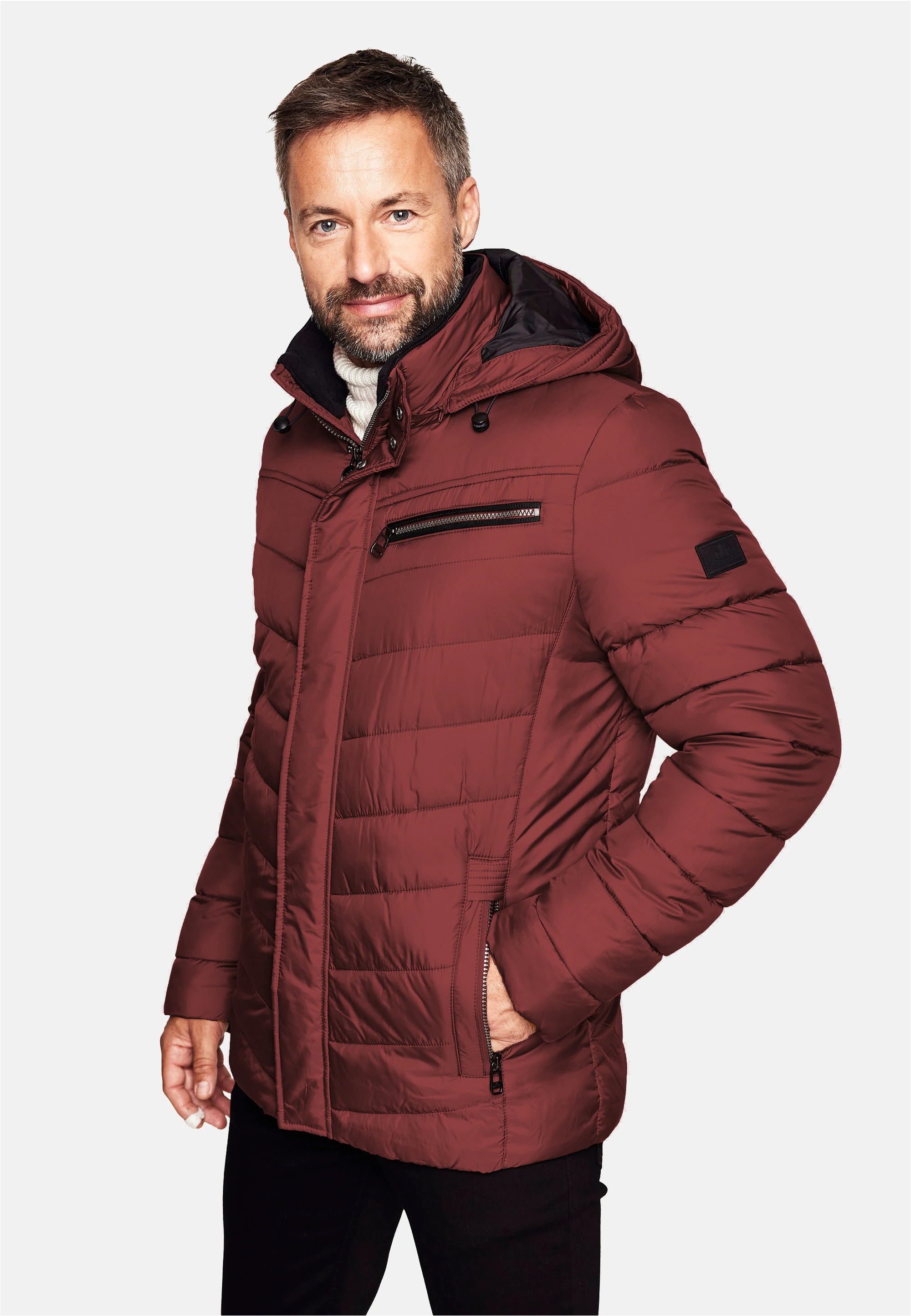 New Canadian Steppjacke, mit Fleece-Einsatz am Innenkragen günstig online kaufen