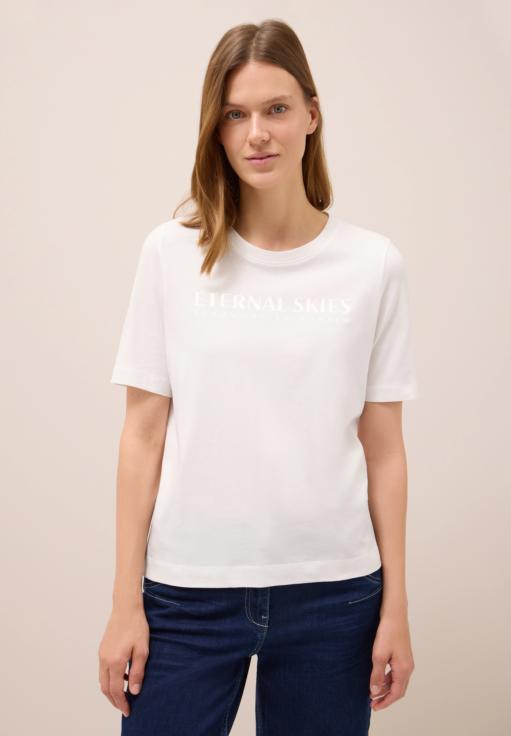 Cecil T-Shirt, aus reiner Baumwolle günstig online kaufen
