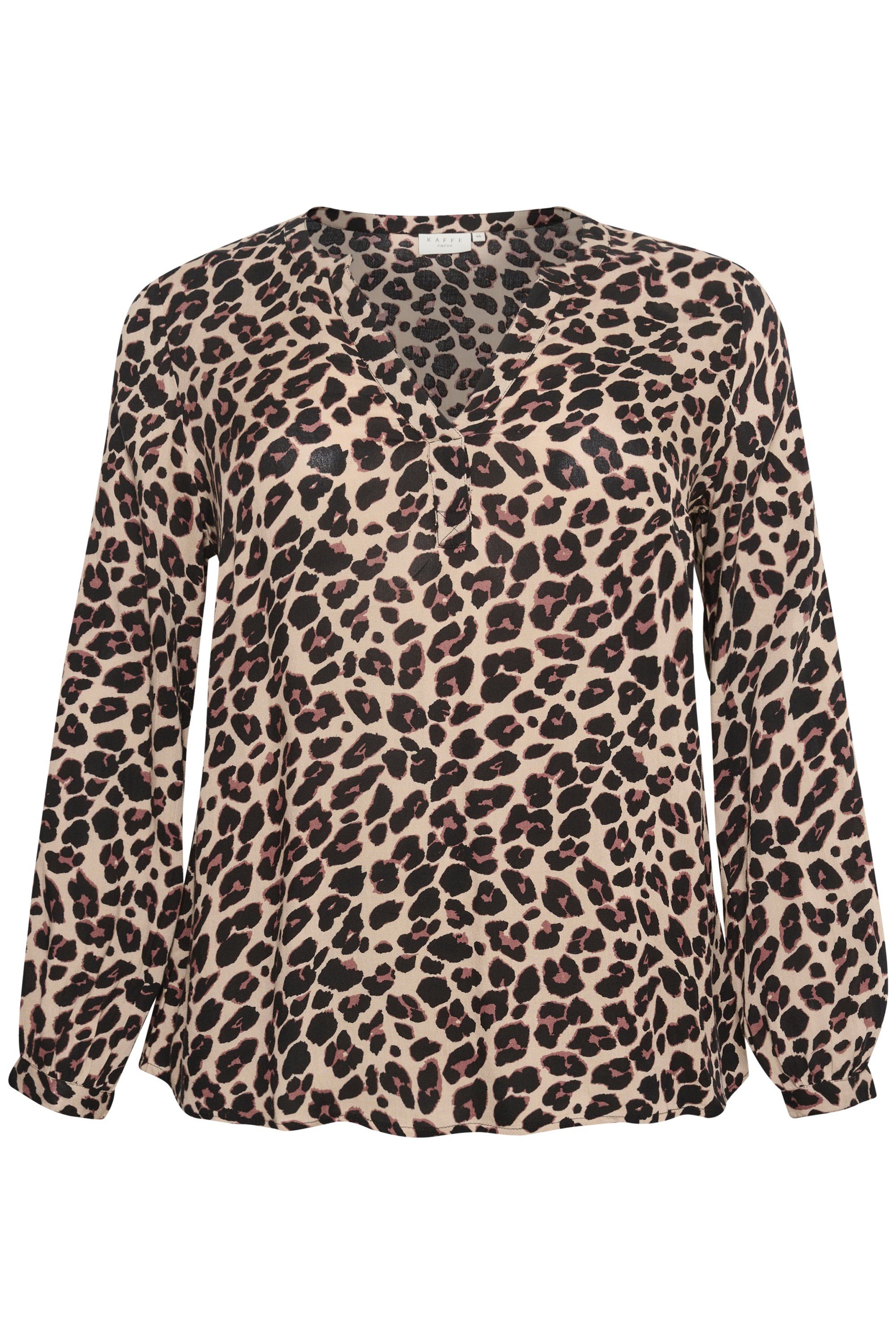 KAFFE Curve Langarmbluse Langarm-Bluse KCmirta Große günstig online kaufen