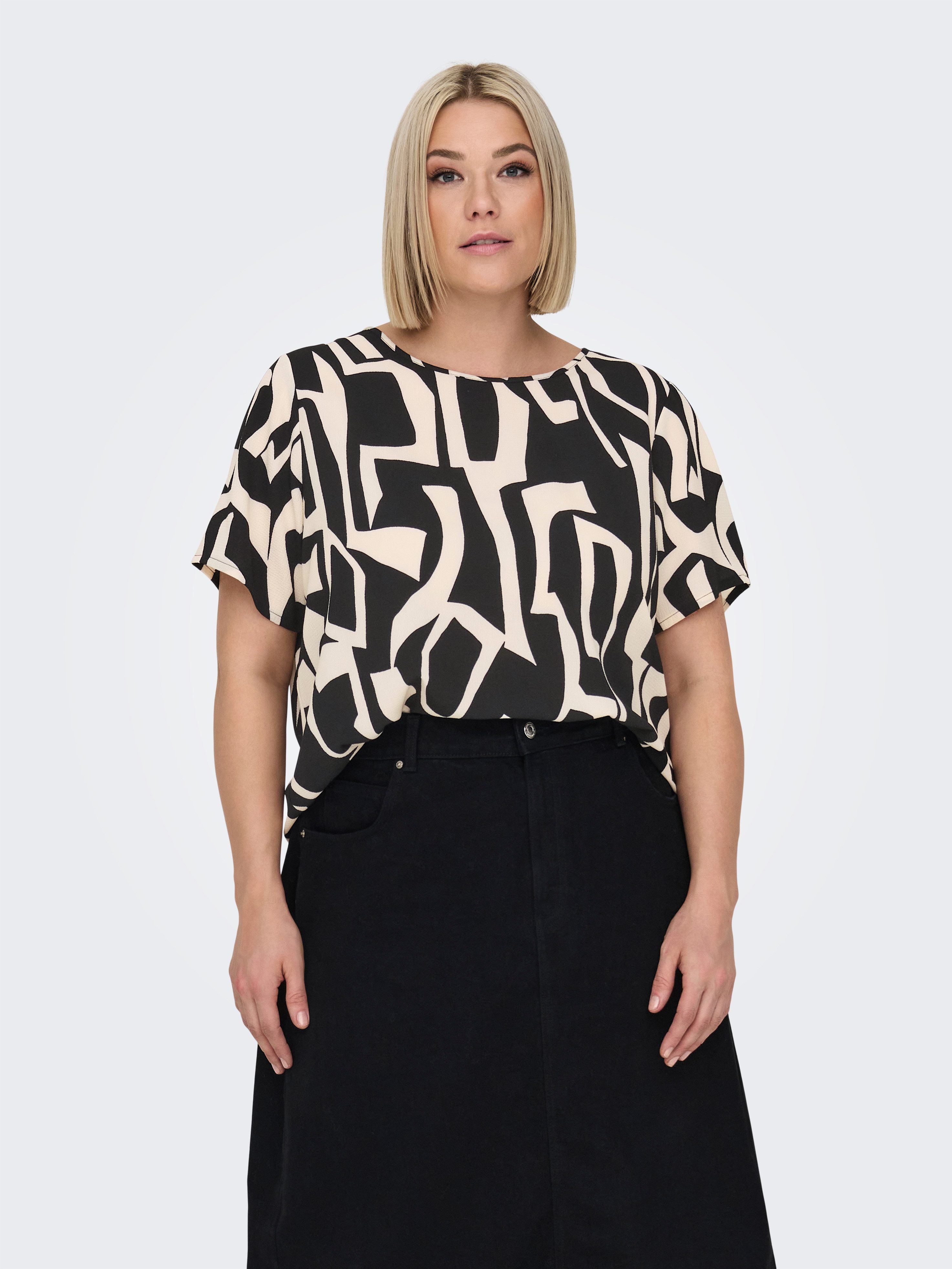 ONLY CARMAKOMA Shirtbluse CARVICA SS TOP günstig online kaufen