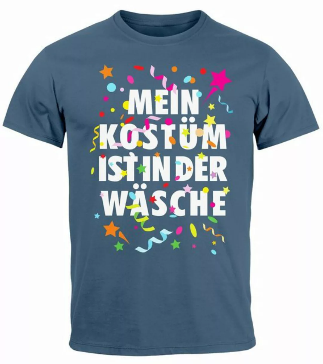 MoonWorks Print-Shirt Herren T-Shirt Fasching Karneval Kostüm Verkleidung L günstig online kaufen