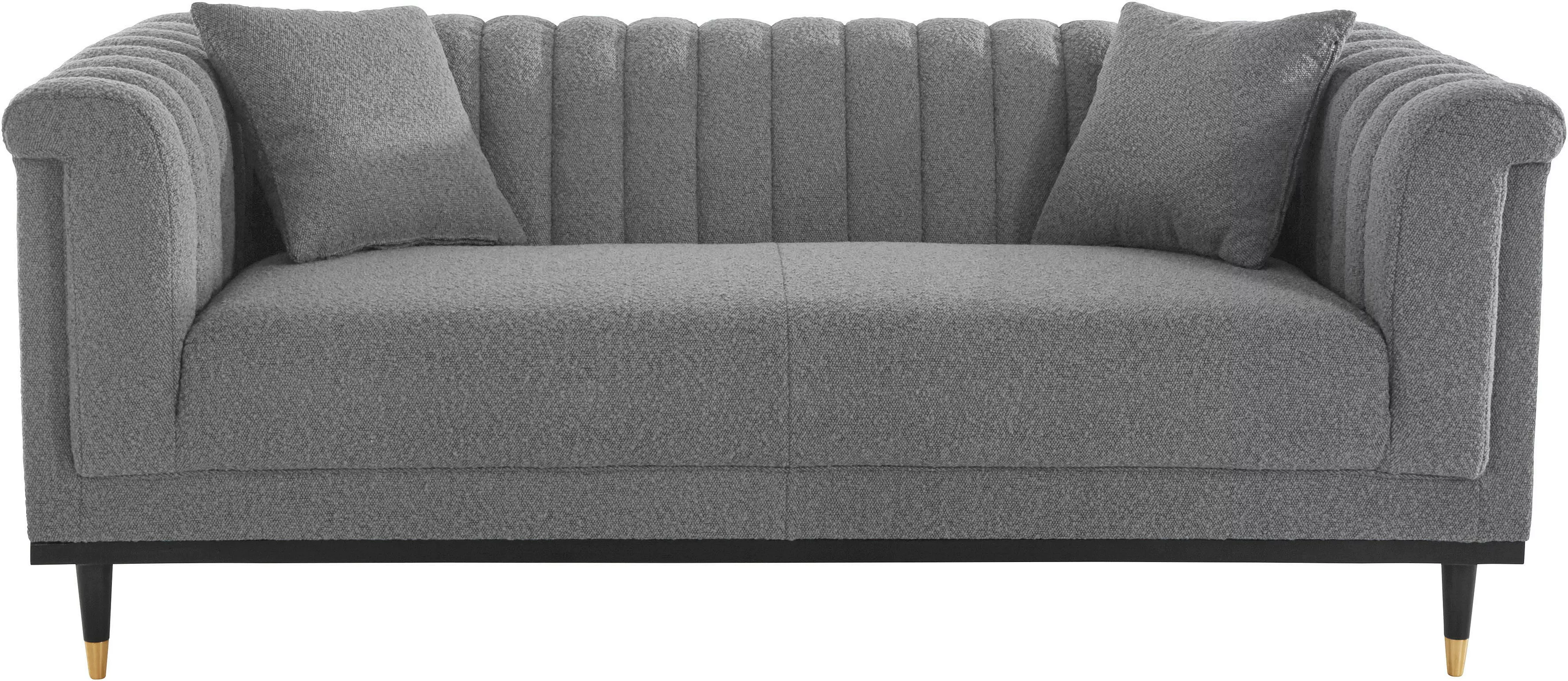Home affaire 2-Sitzer "Chamby New", im Bouclé-Strukturbezug mit Steppung im günstig online kaufen