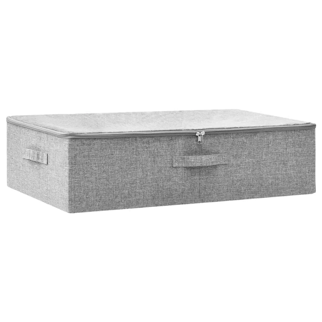 Aufbewahrungsbox Stoff 70x40x18 Cm Grau günstig online kaufen