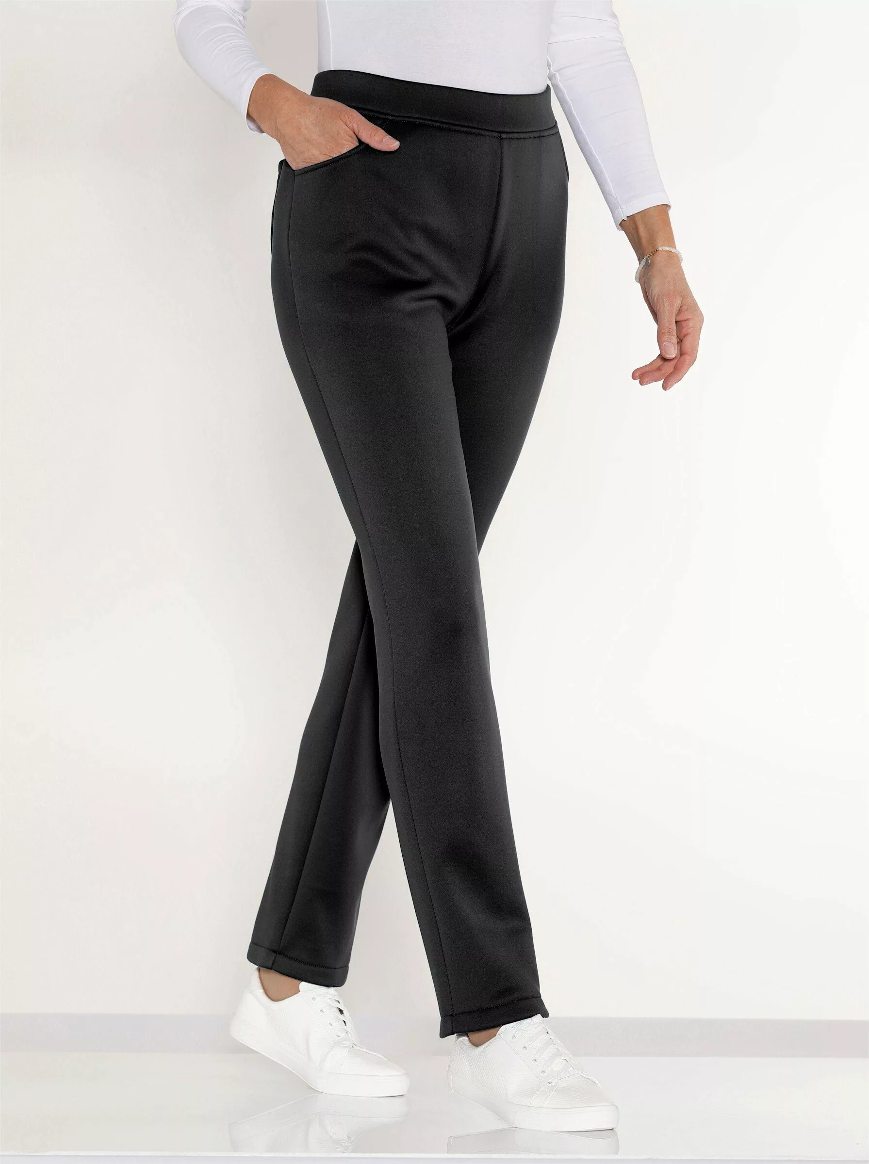 Sieh an! Jerseyhose Thermohose Innenbeinlänge ca. günstig online kaufen