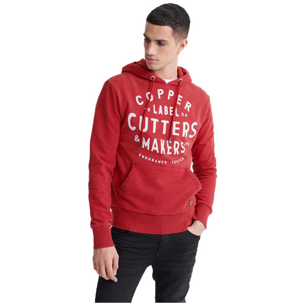 Superdry Copper Label Kapuzenpullover S Chilli Pepper günstig online kaufen