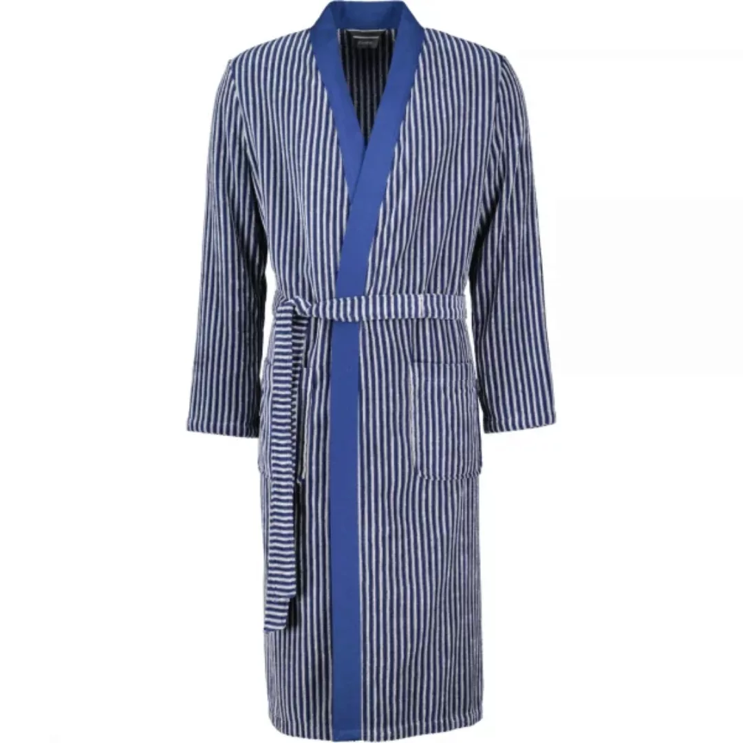 Cawö - Herren Bademantel Kimono 2843 - Farbe: blau - 17 - S günstig online kaufen