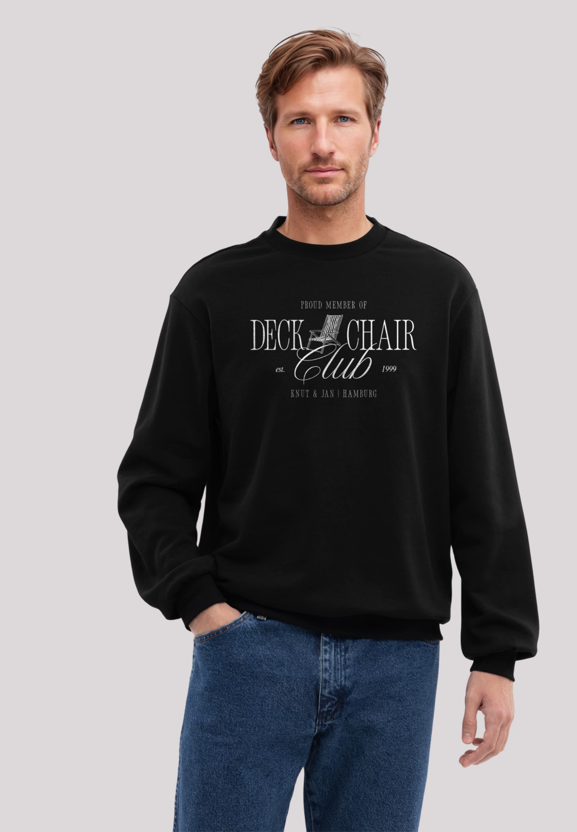 F4NT4STIC Sweatshirt "Deck Chair Club Knut und Jan", Osteee Kollektion, Url günstig online kaufen