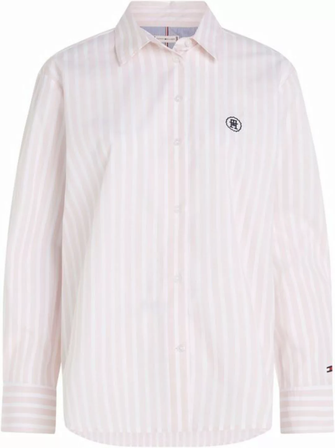 Tommy Hilfiger Hemdbluse SMD STRIPE EASY FIT LS SHIRT mit Längsstreifen günstig online kaufen