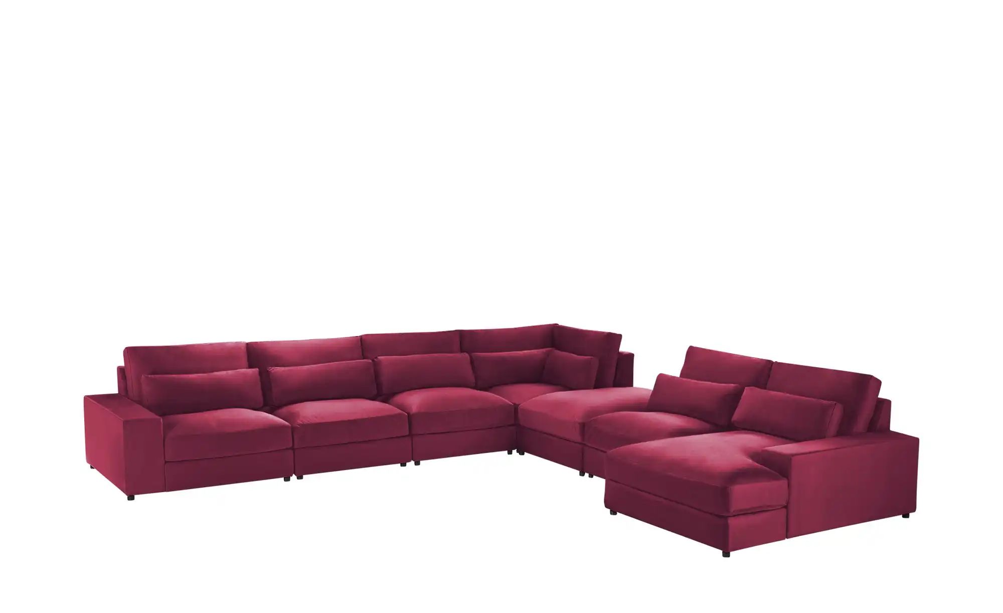 Ecksofa  Branna ¦ rot ¦ Maße (cm): B: 412 H: 88 T: 296 Polstermöbel > Sofas günstig online kaufen