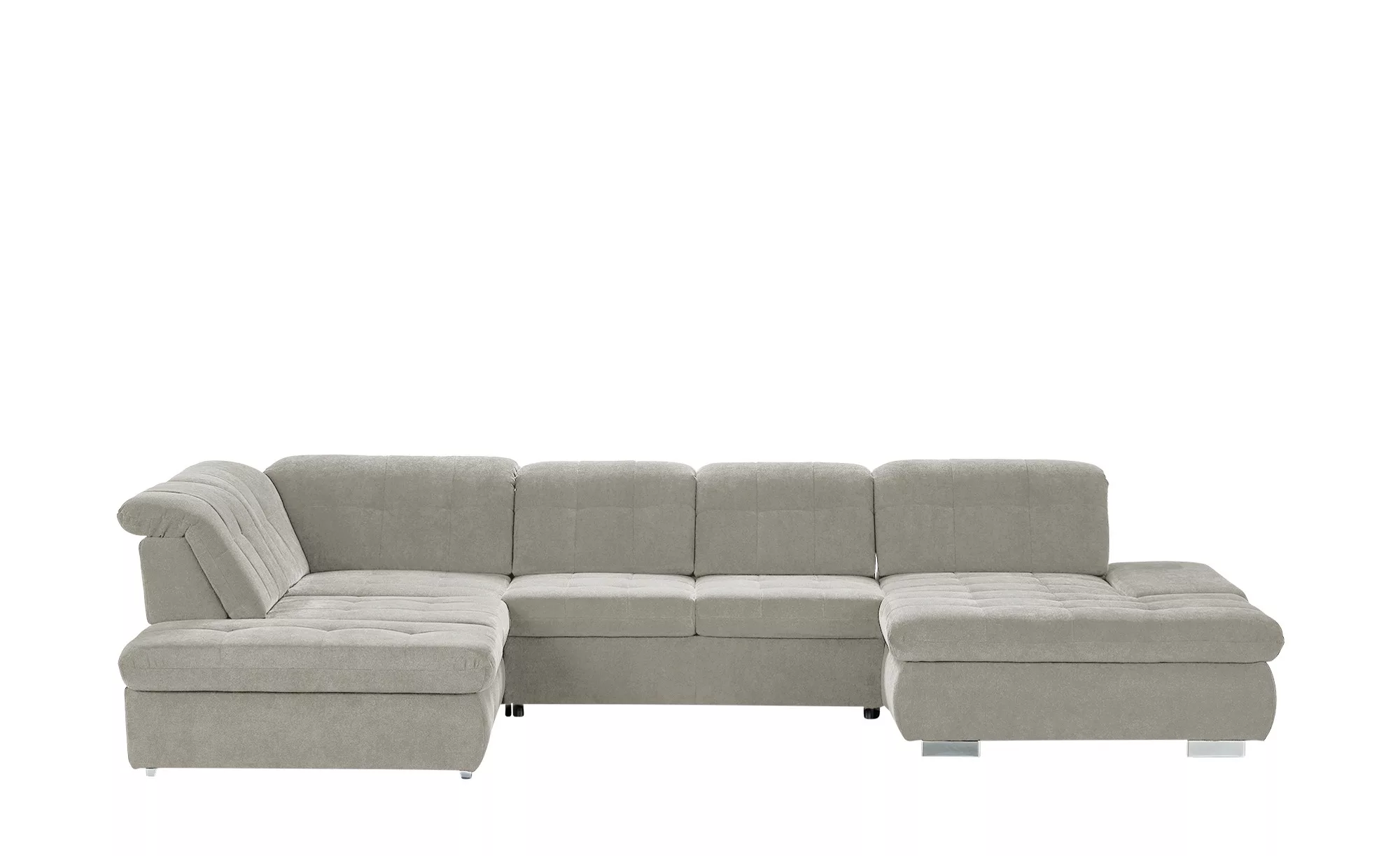 Wohnlandschaft  Spencer - grau - 102 cm - Polstermöbel > Sofas > Wohnlandsc günstig online kaufen