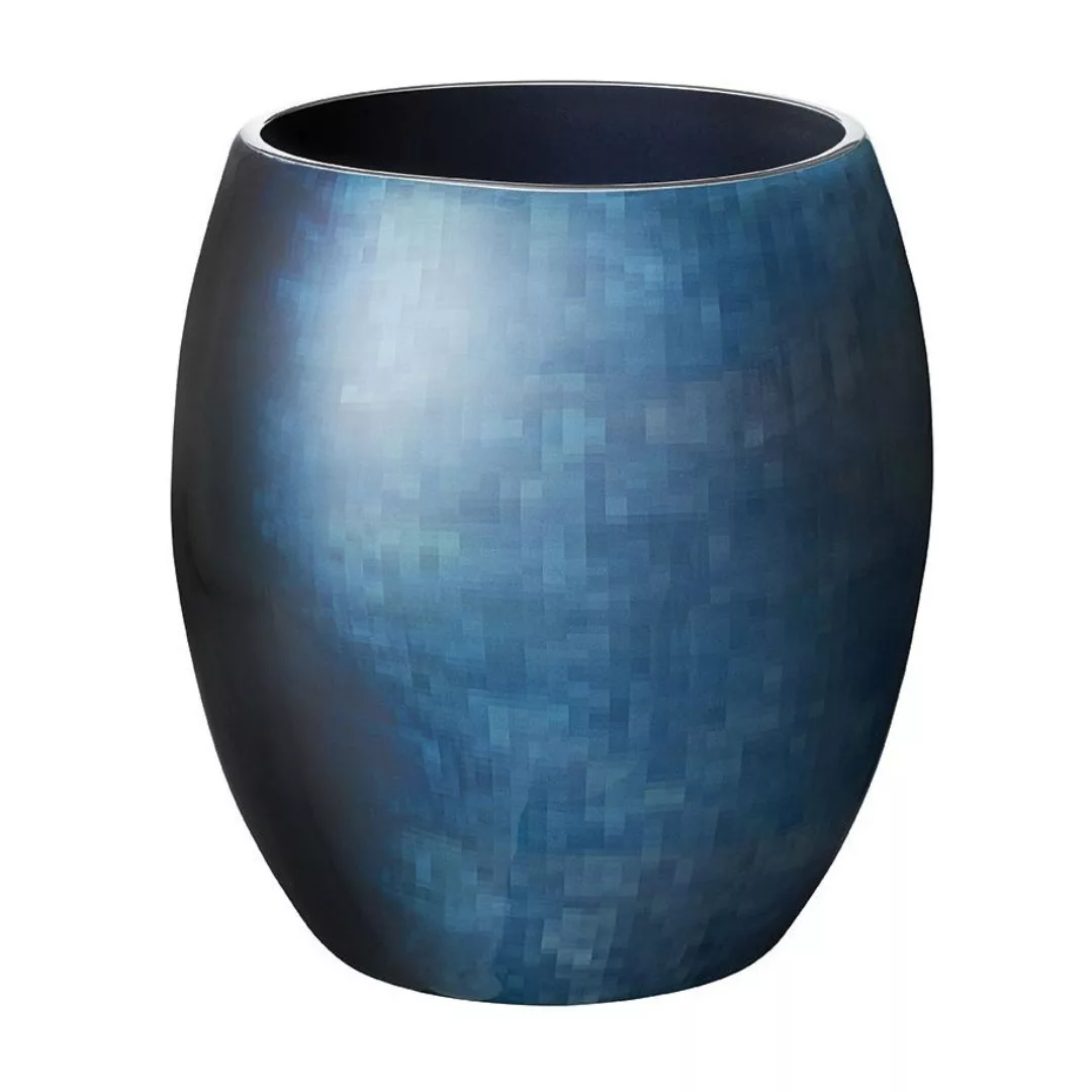 Stelton - Stockholm Horizon Vase Ø 13cm - weiß/blau/Emaille günstig online kaufen